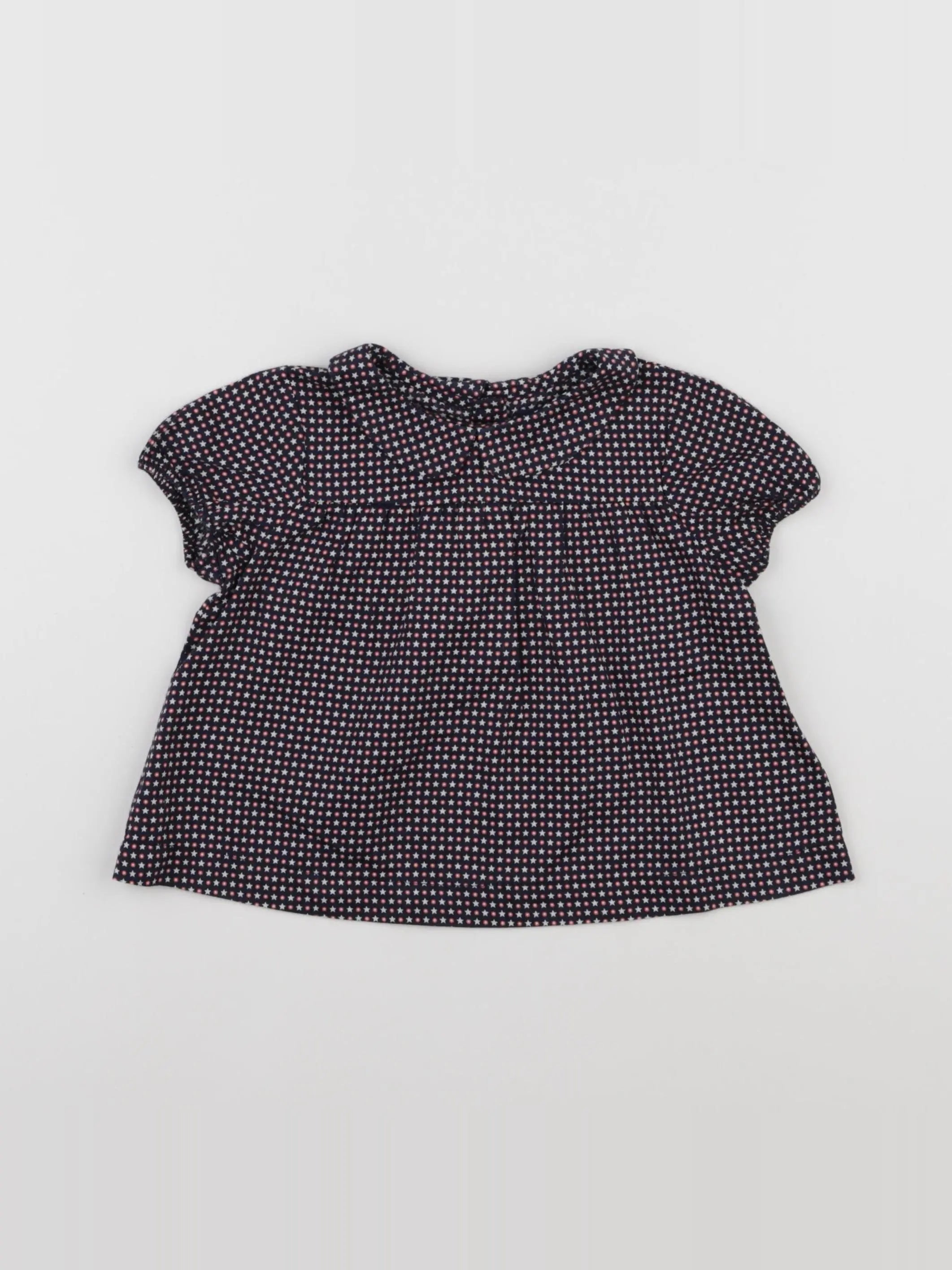 GAP - blouse bleu - 12/18 mois