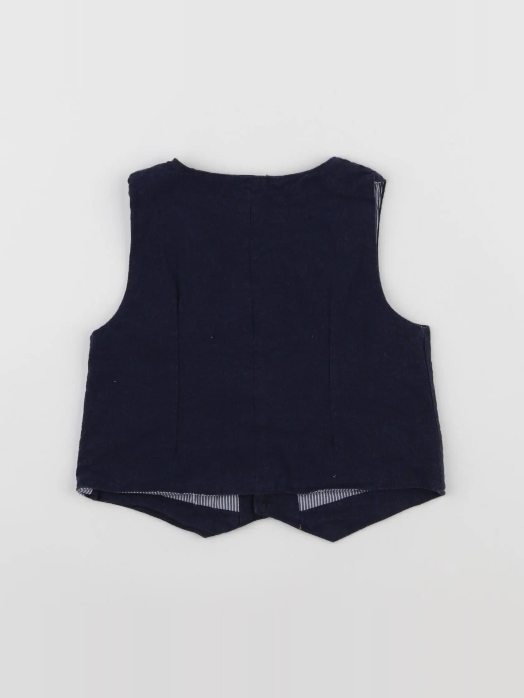 Vertbaudet - gilet bleu - 18 mois