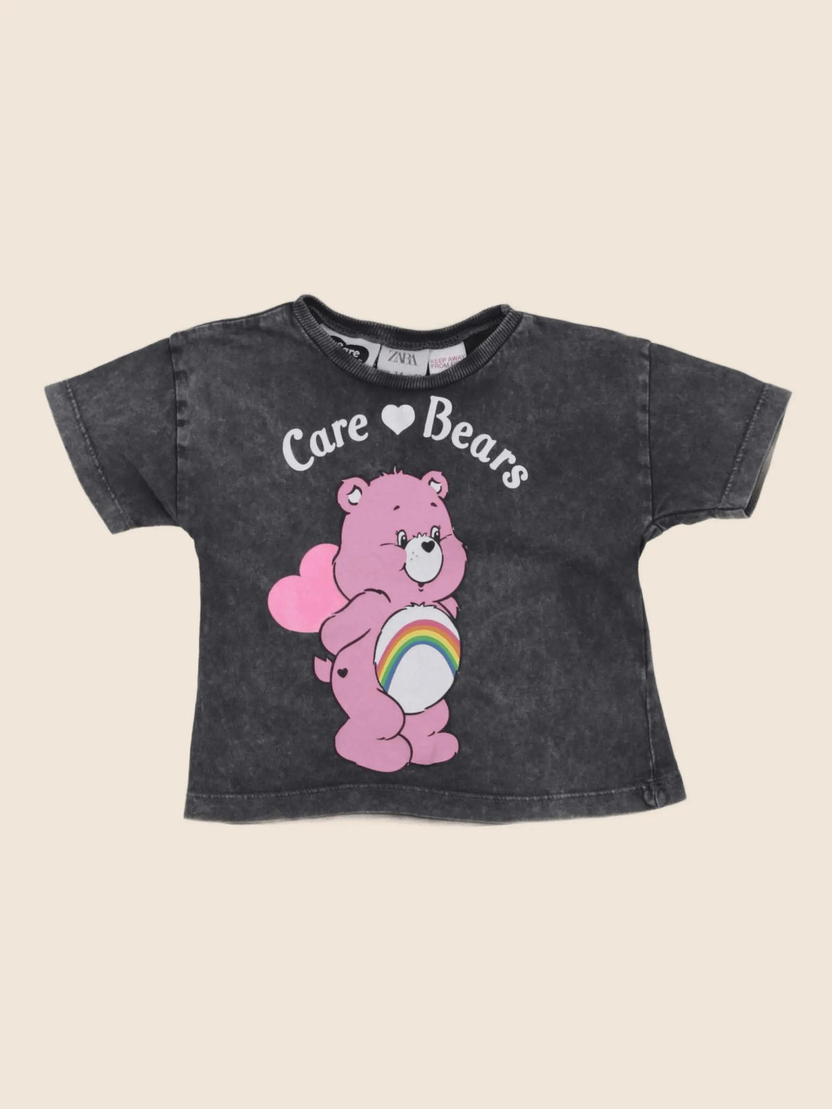 Zara - tee-shirt gris - 3/6 mois