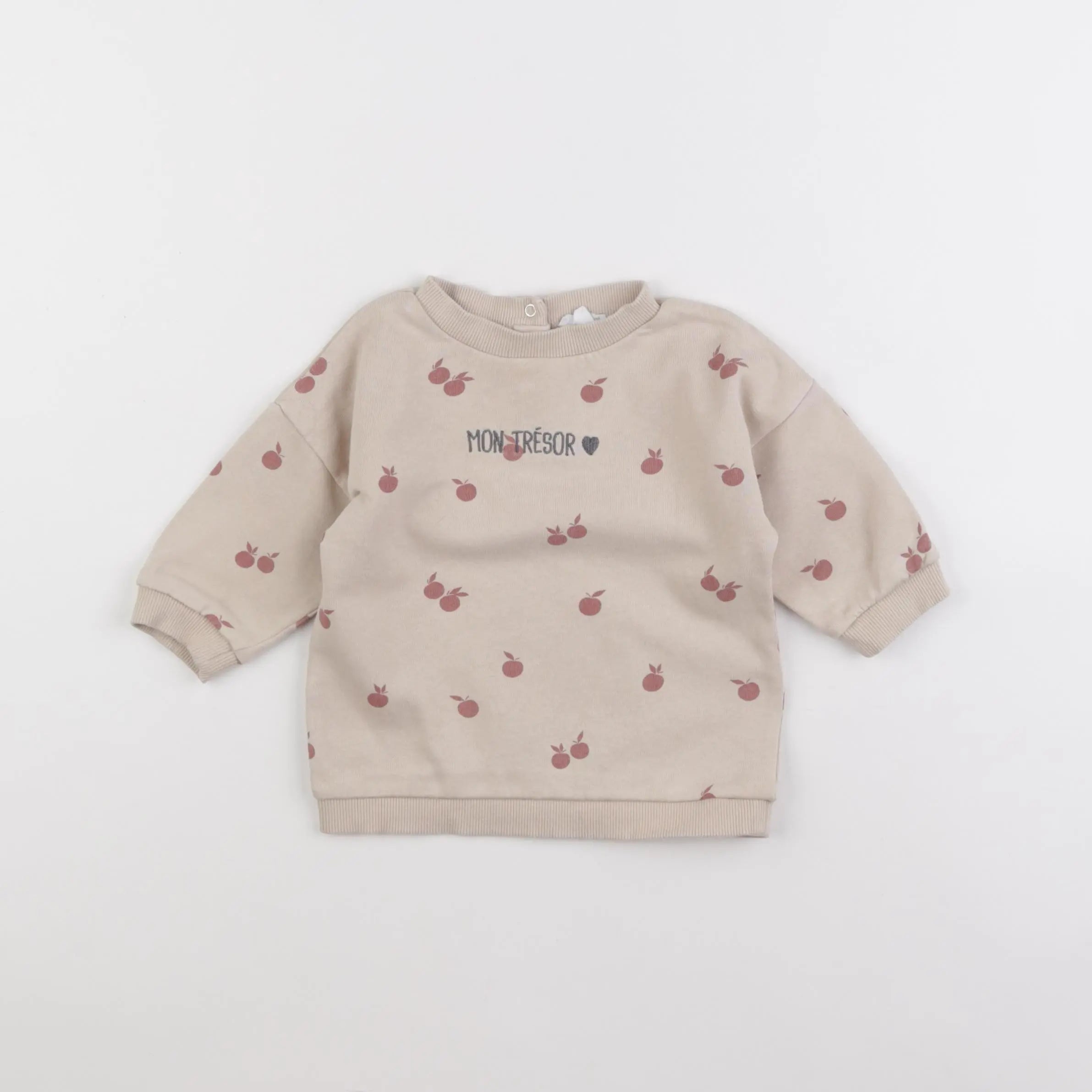 Vertbaudet - robe beige - 9 mois