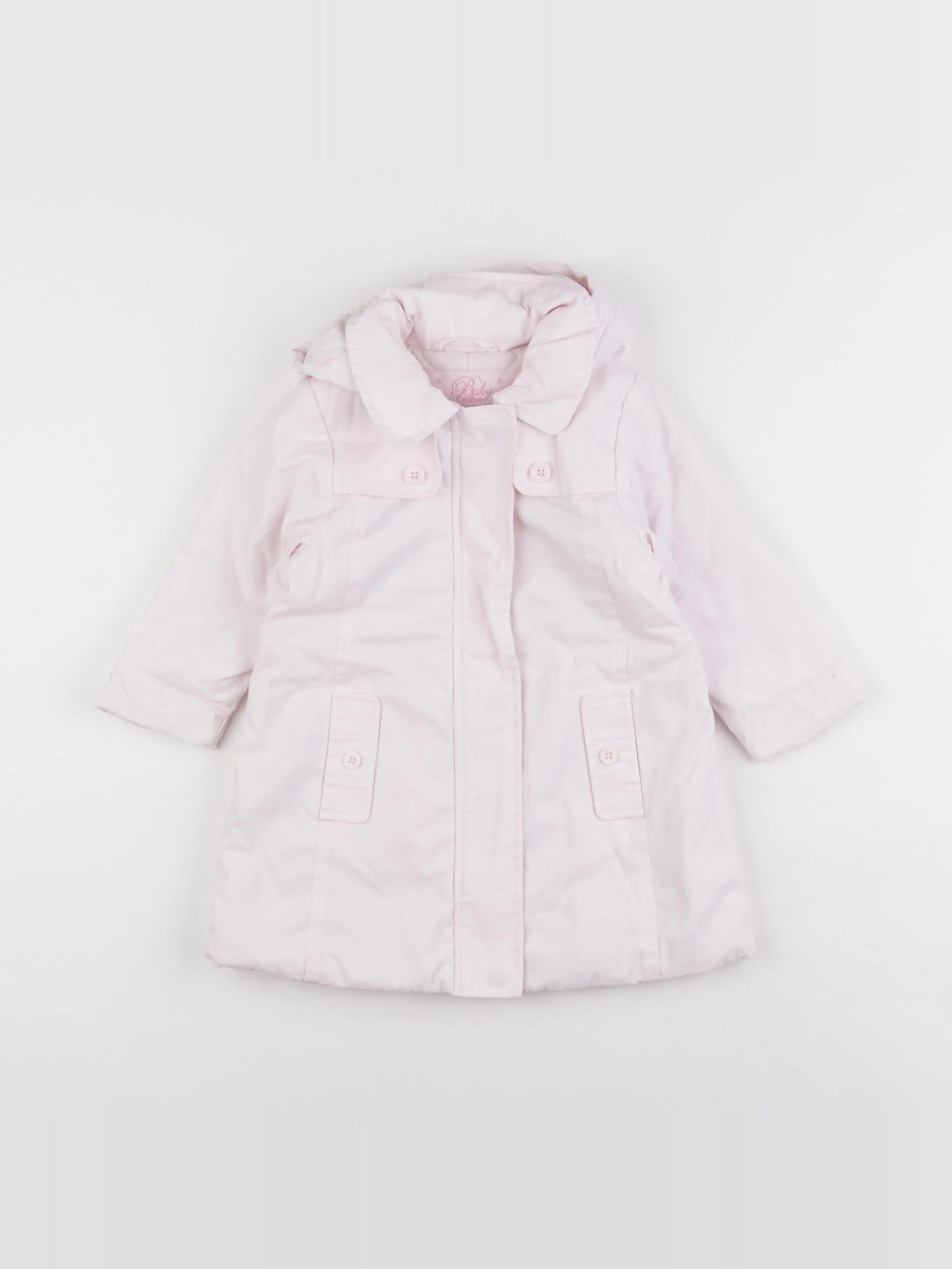 Cyrillus - manteau rose - 24 mois