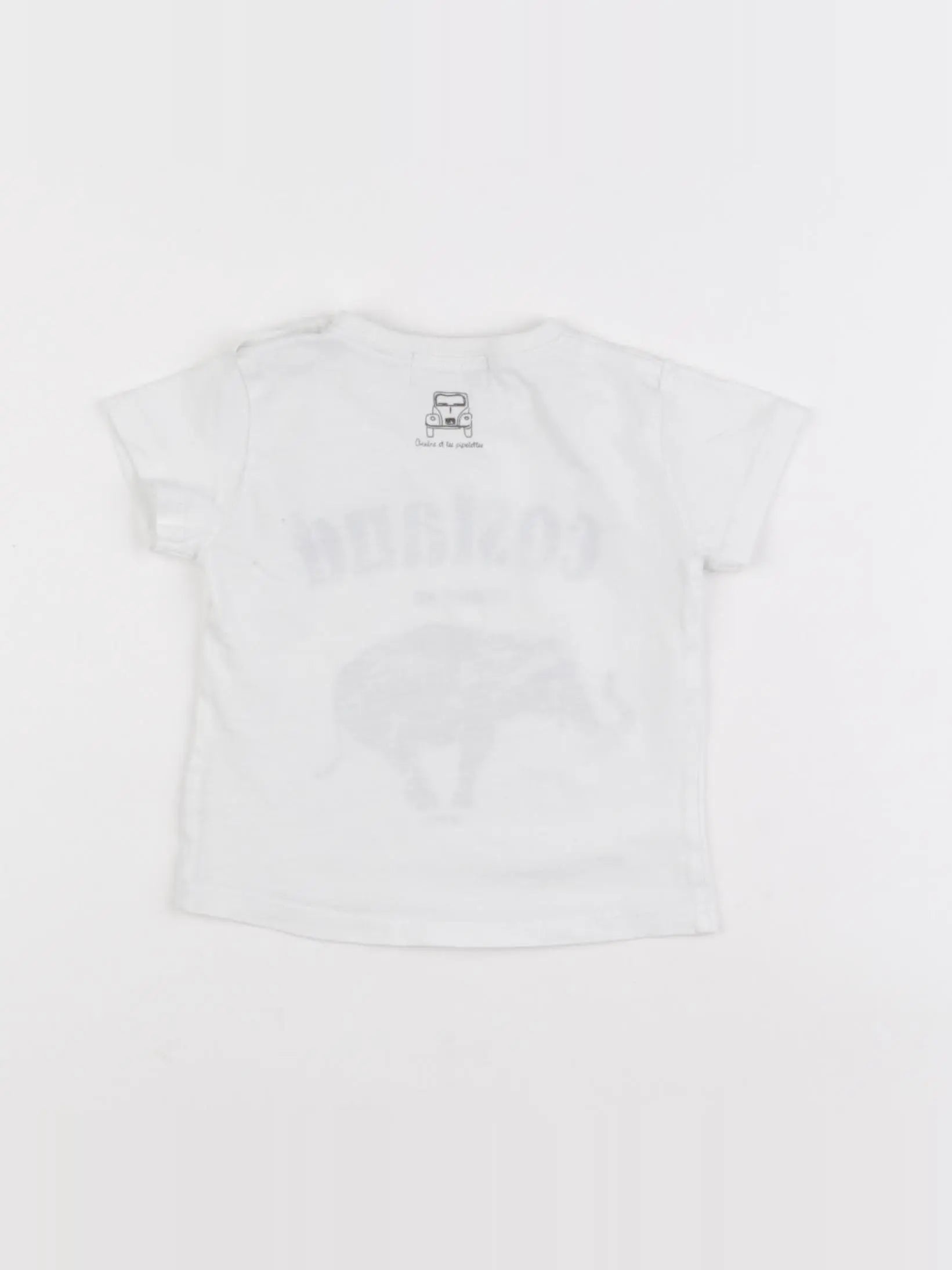 Arsène et les pipelettes - tee-shirt blanc - 12 mois