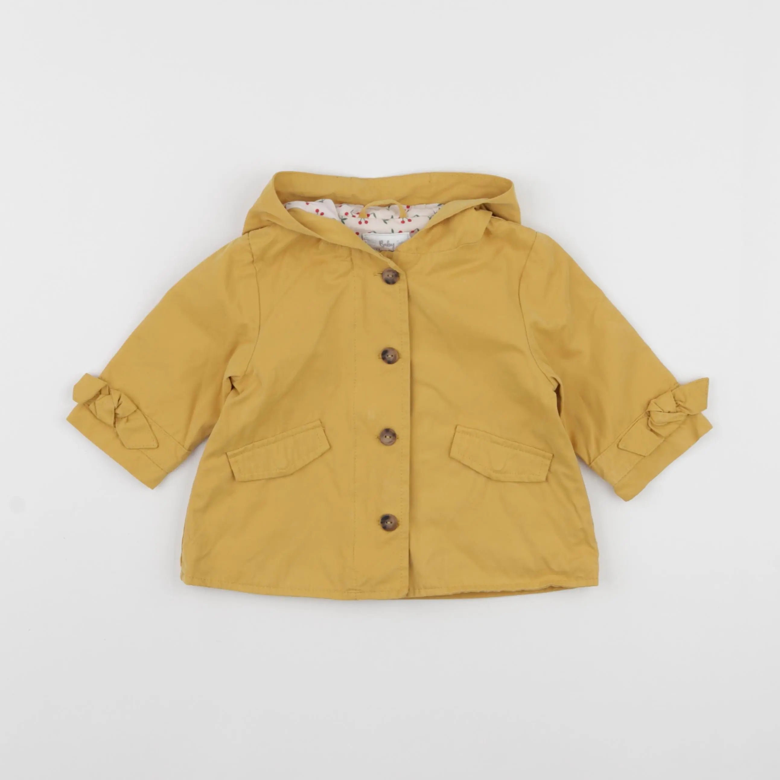 Vertbaudet - imperméable jaune - 6 mois