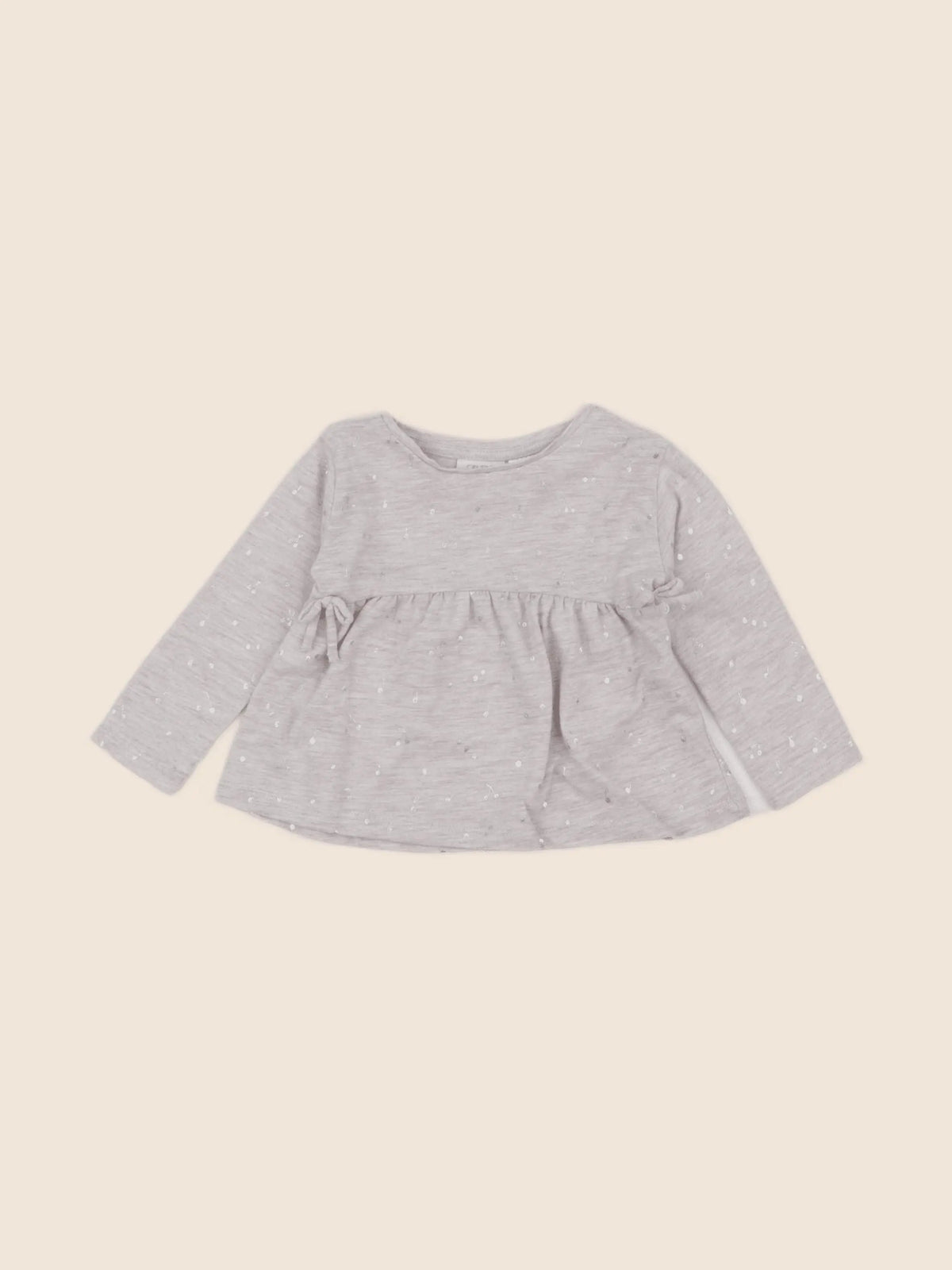 Zara - tee-shirt gris - 6/9 mois