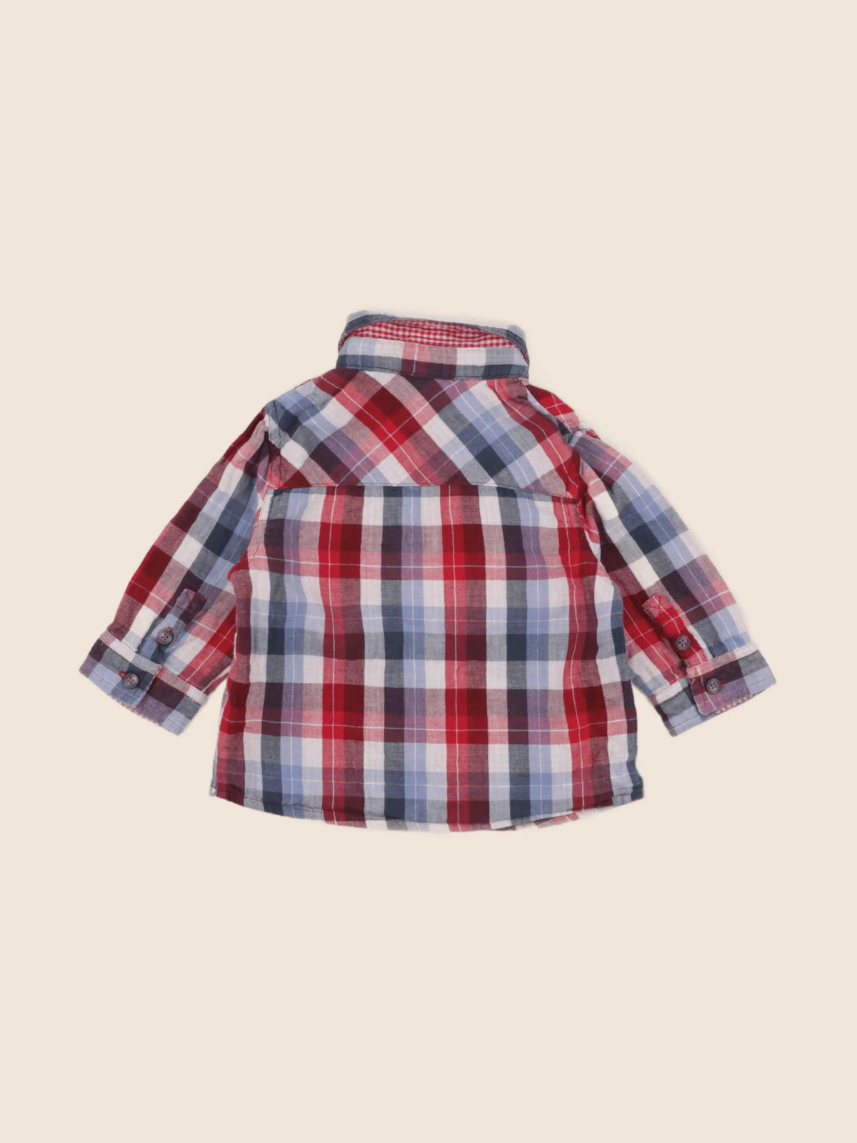 Vertbaudet - chemise multicolore - 9 mois
