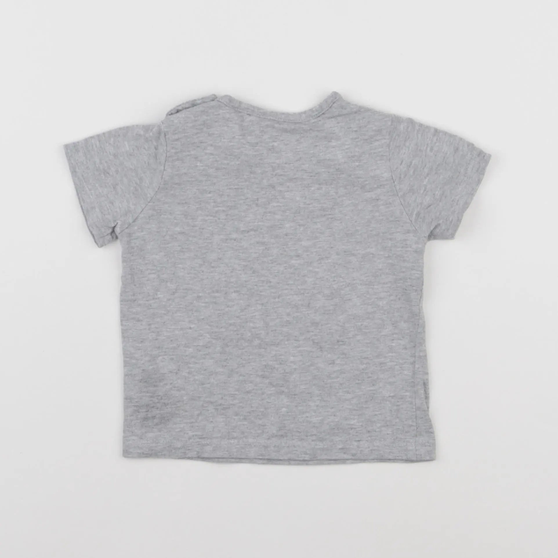 Vertbaudet - tee-shirt gris - 12 mois