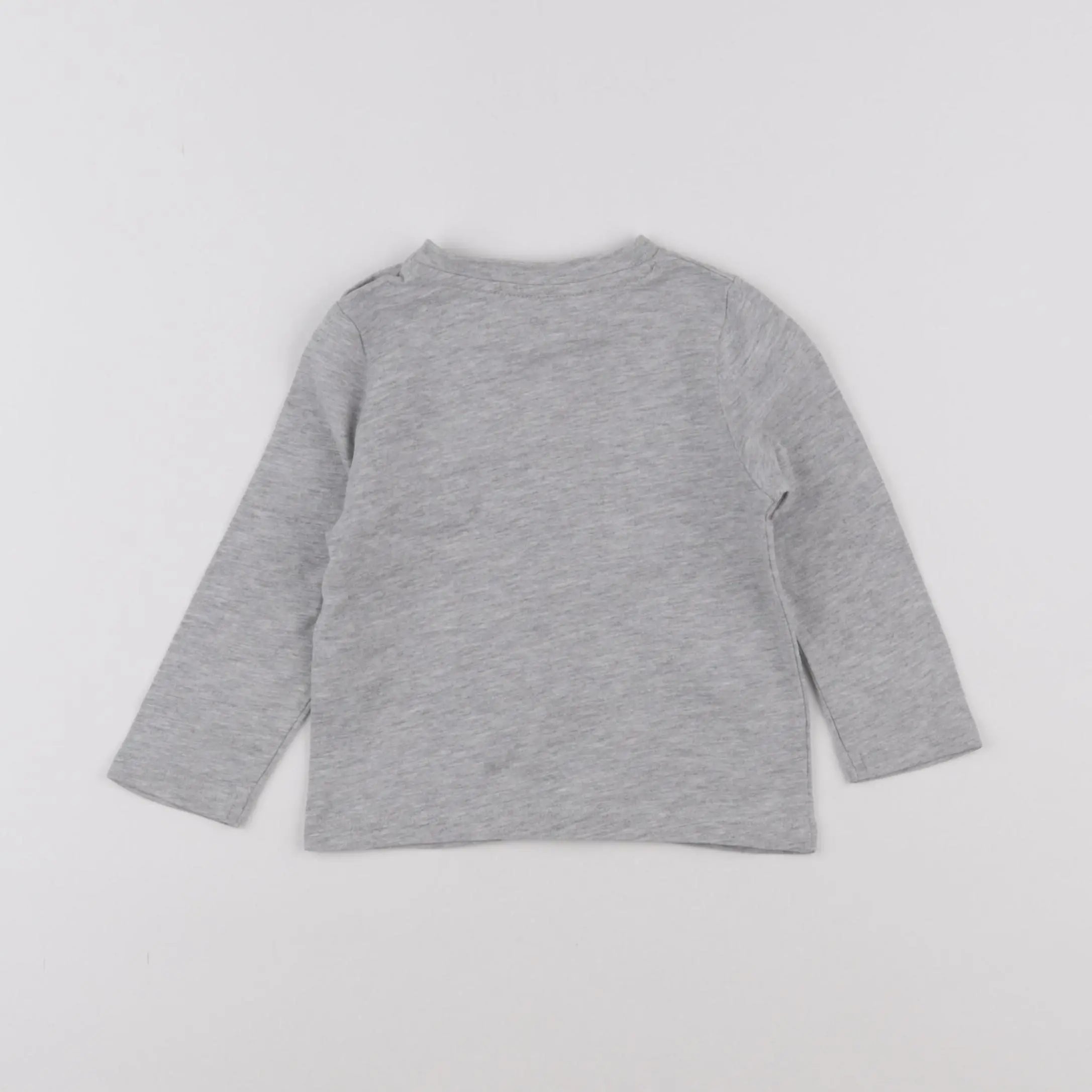 Vertbaudet - tee-shirt gris - 12 mois