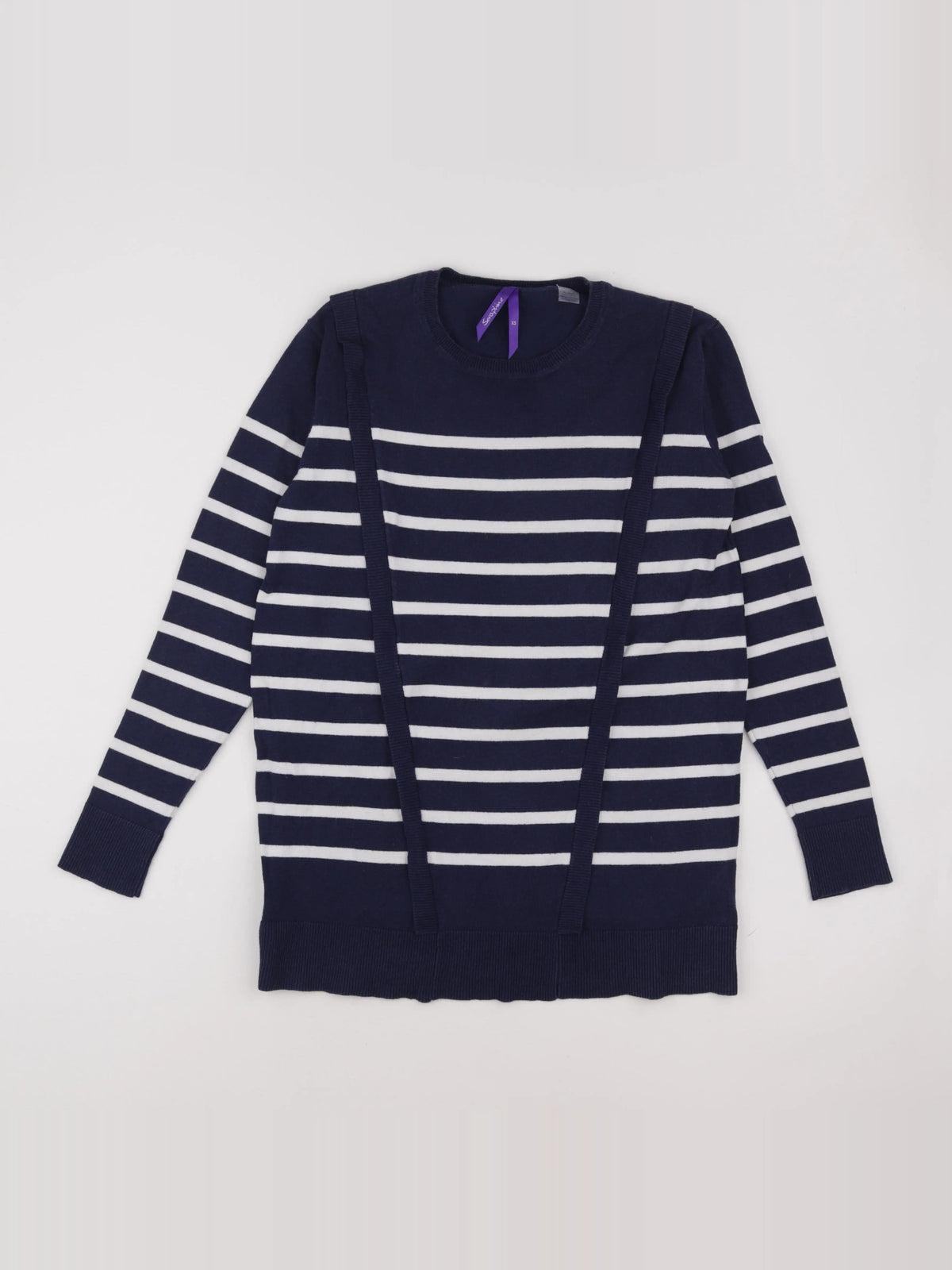 Seraphine - pull allaitement, grossesse bleu - 34