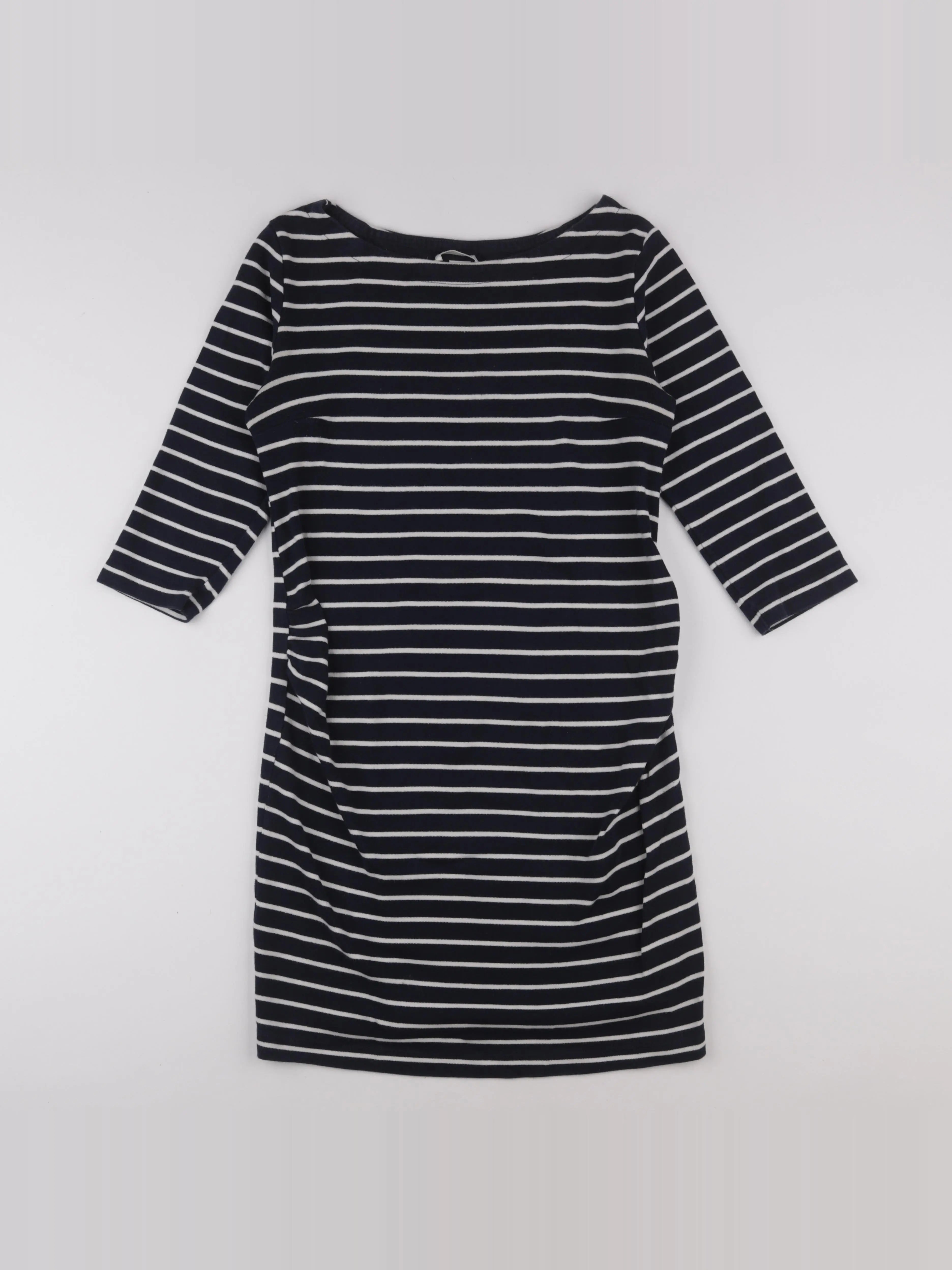 H&M - robe grossesse bleu - 36 à 38