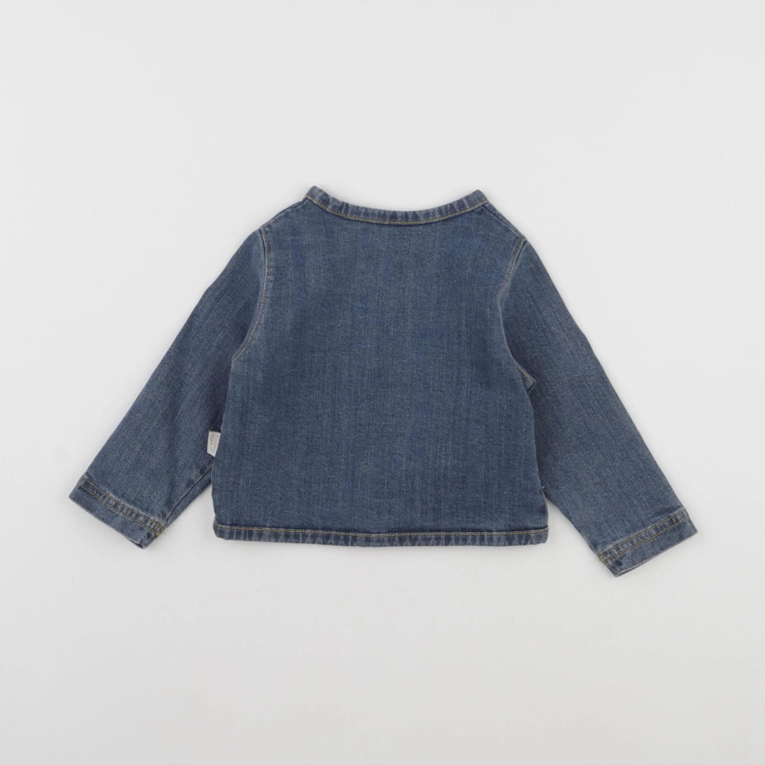 Poudre Organic - veste bleu - 6 mois