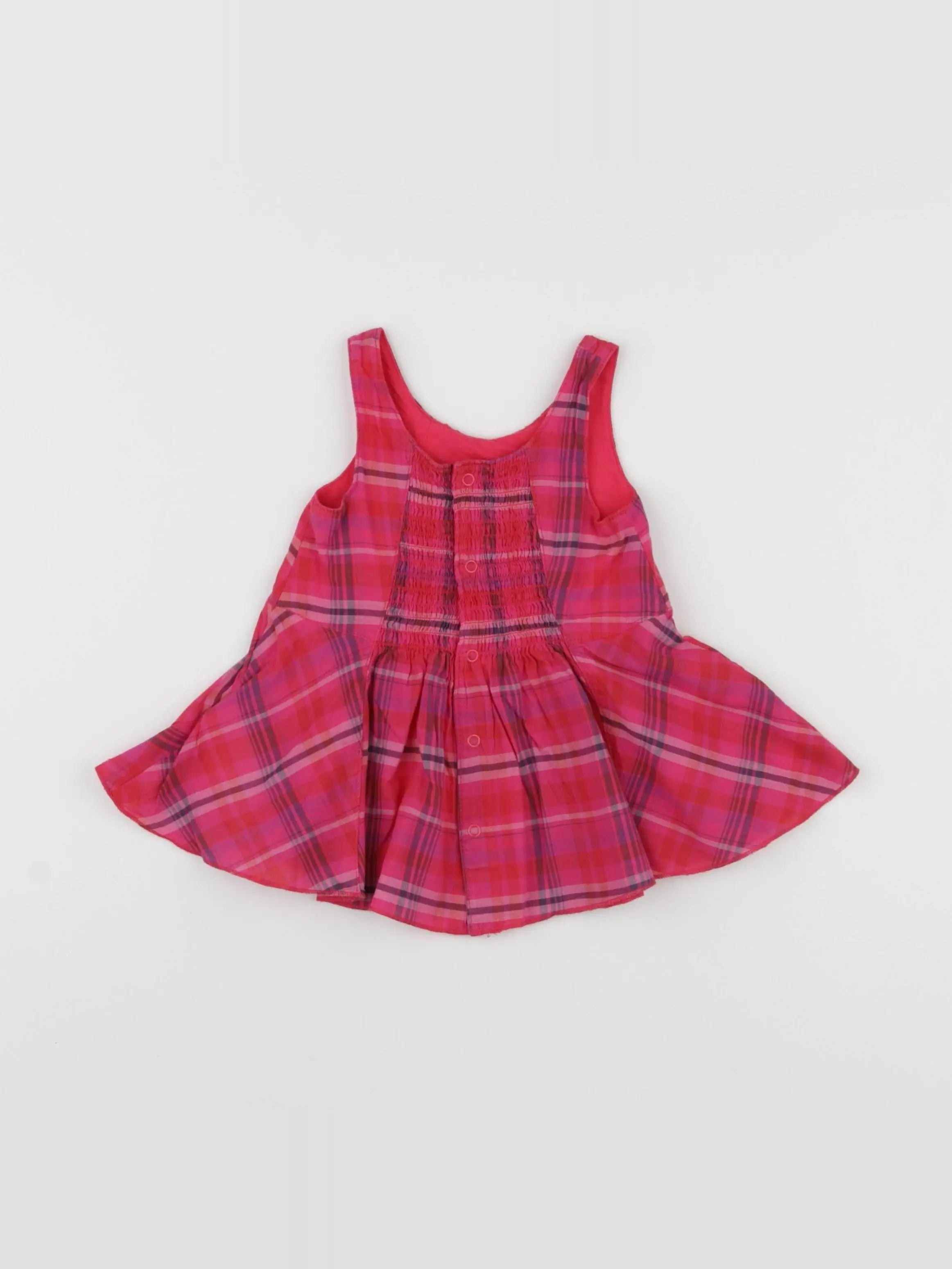 Vertbaudet - robe rose - 6 mois