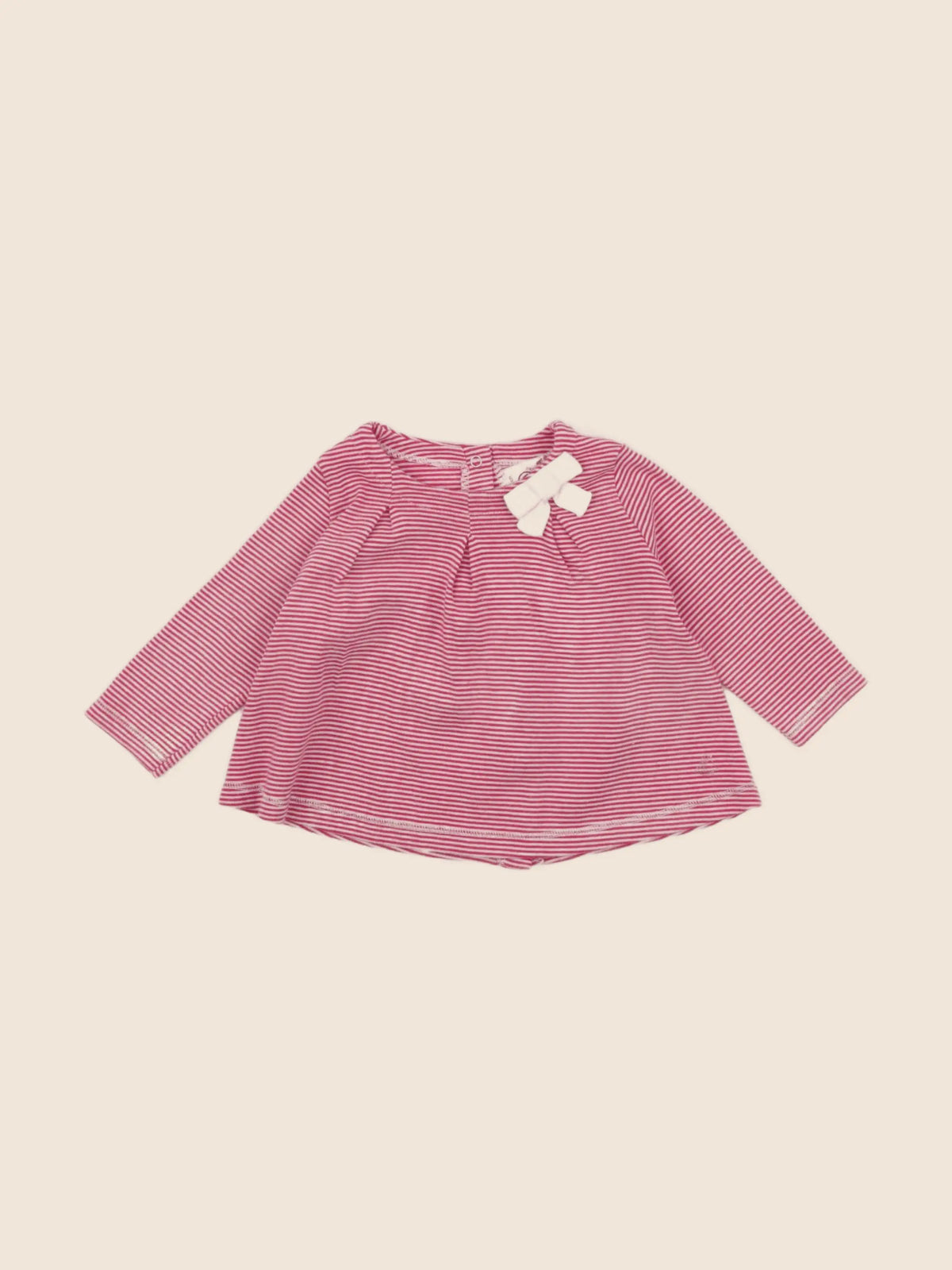 Petit Bateau - tee-shirt rose - 6 mois