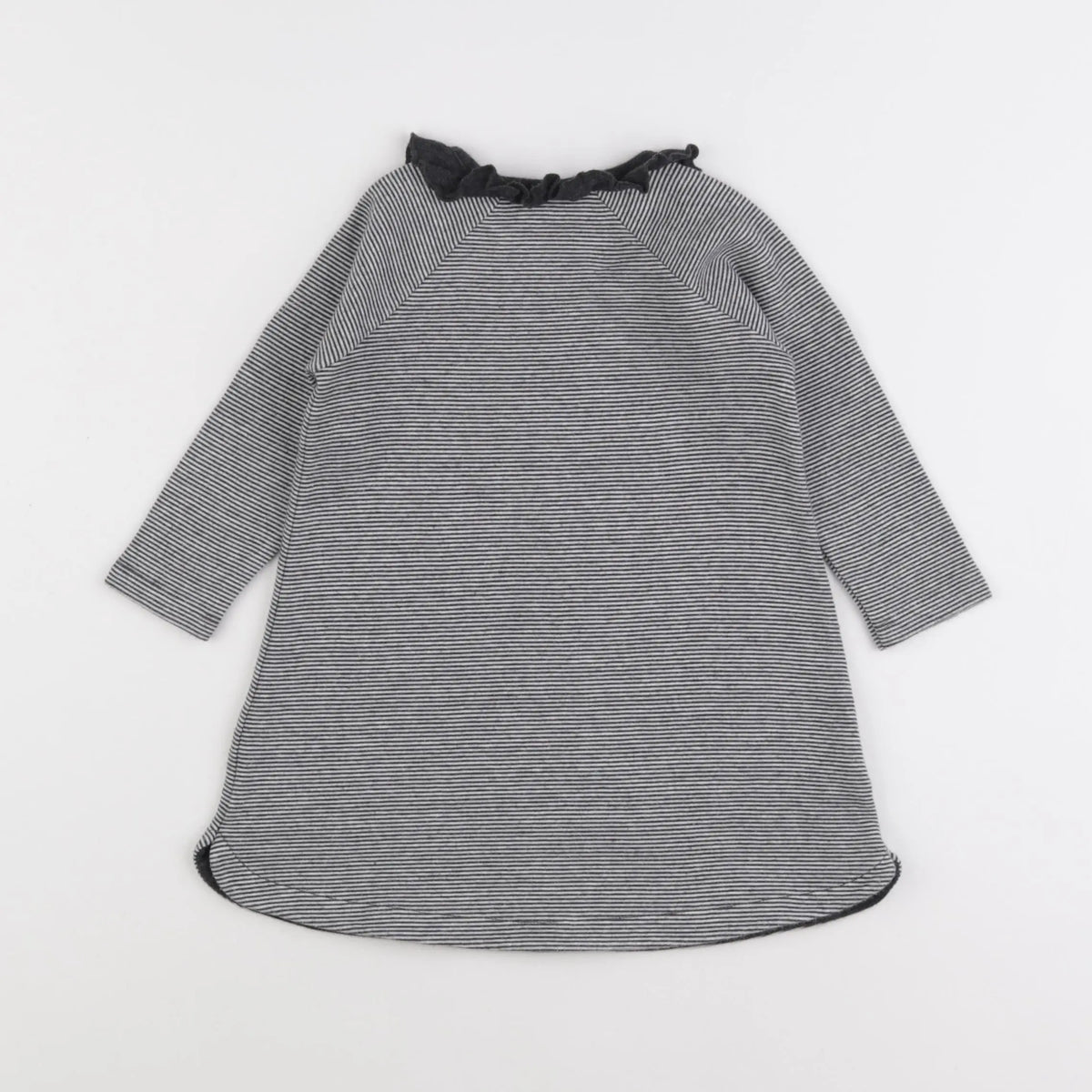 Petit Bateau - robe gris - 18 mois