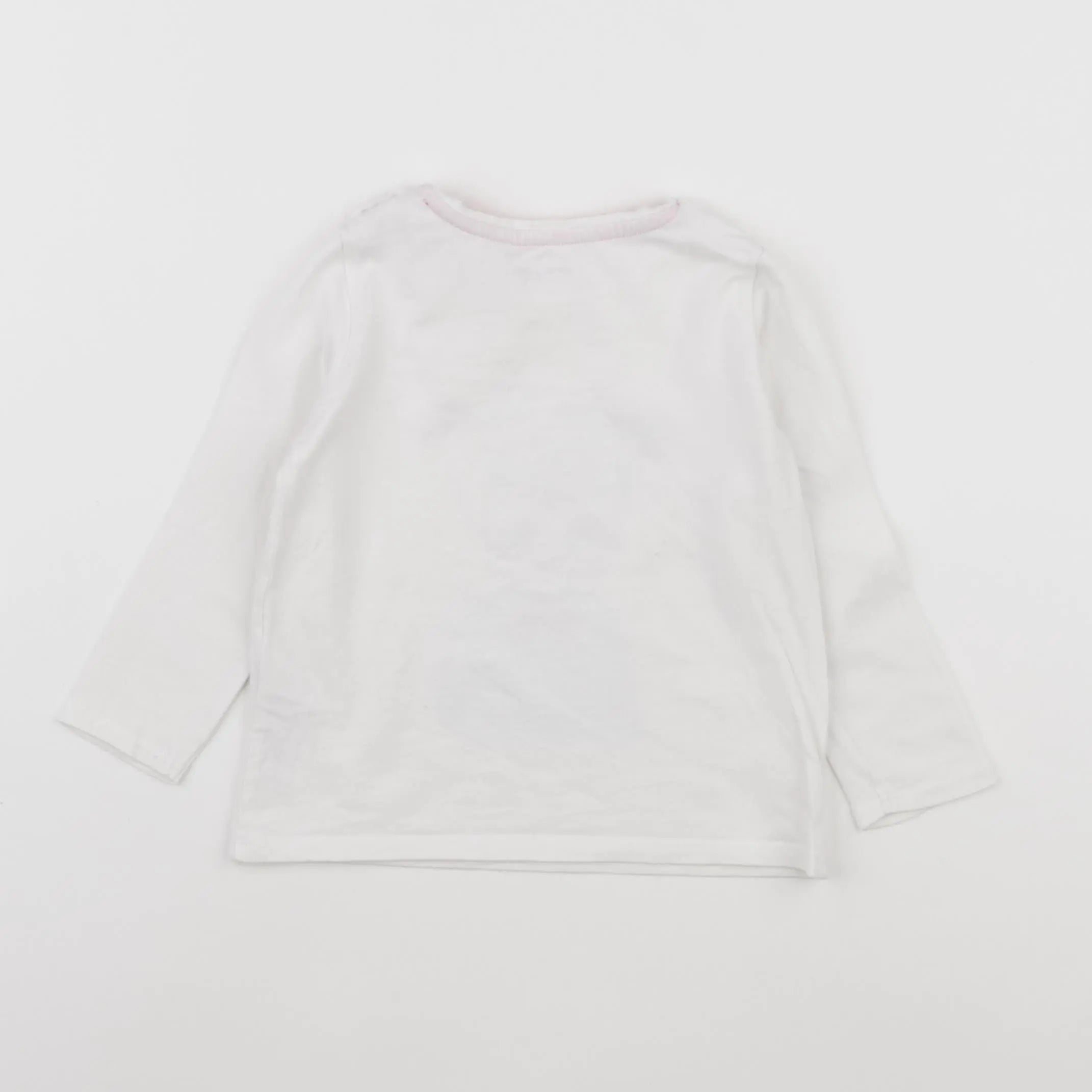 Vertbaudet - tee-shirt blanc - 2 ans