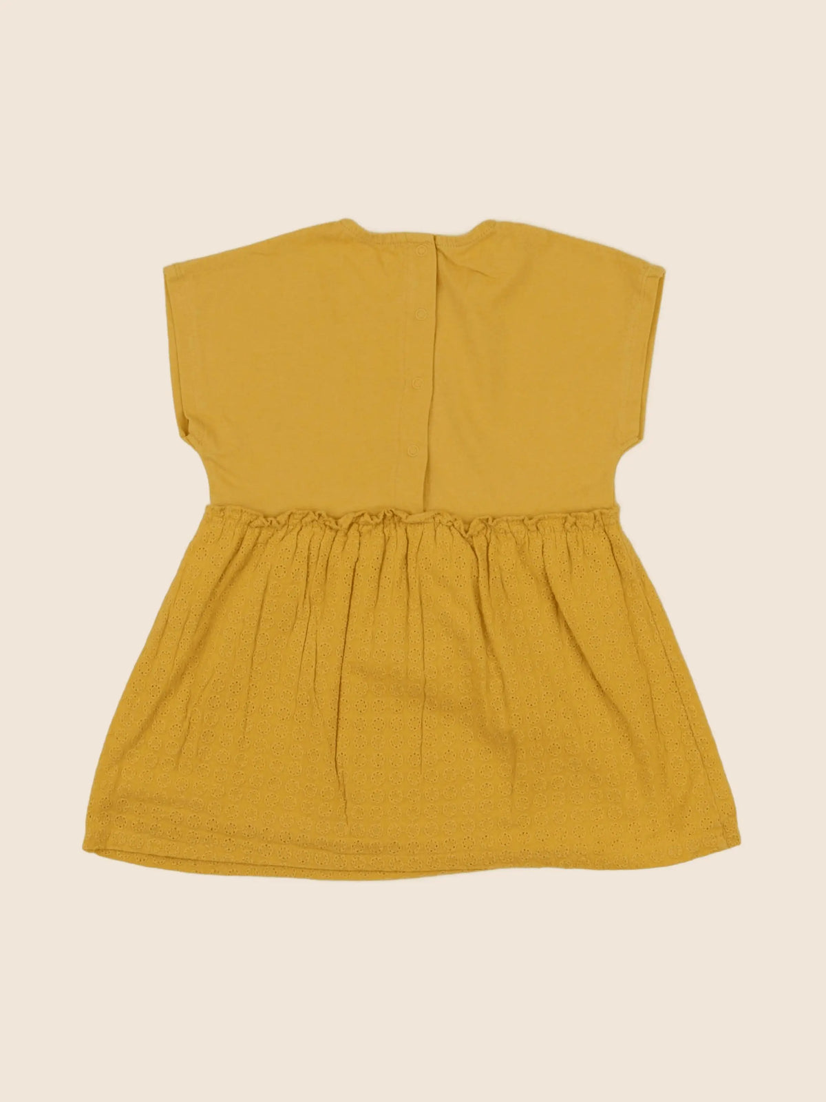 Vertbaudet - robe jaune - 18 mois