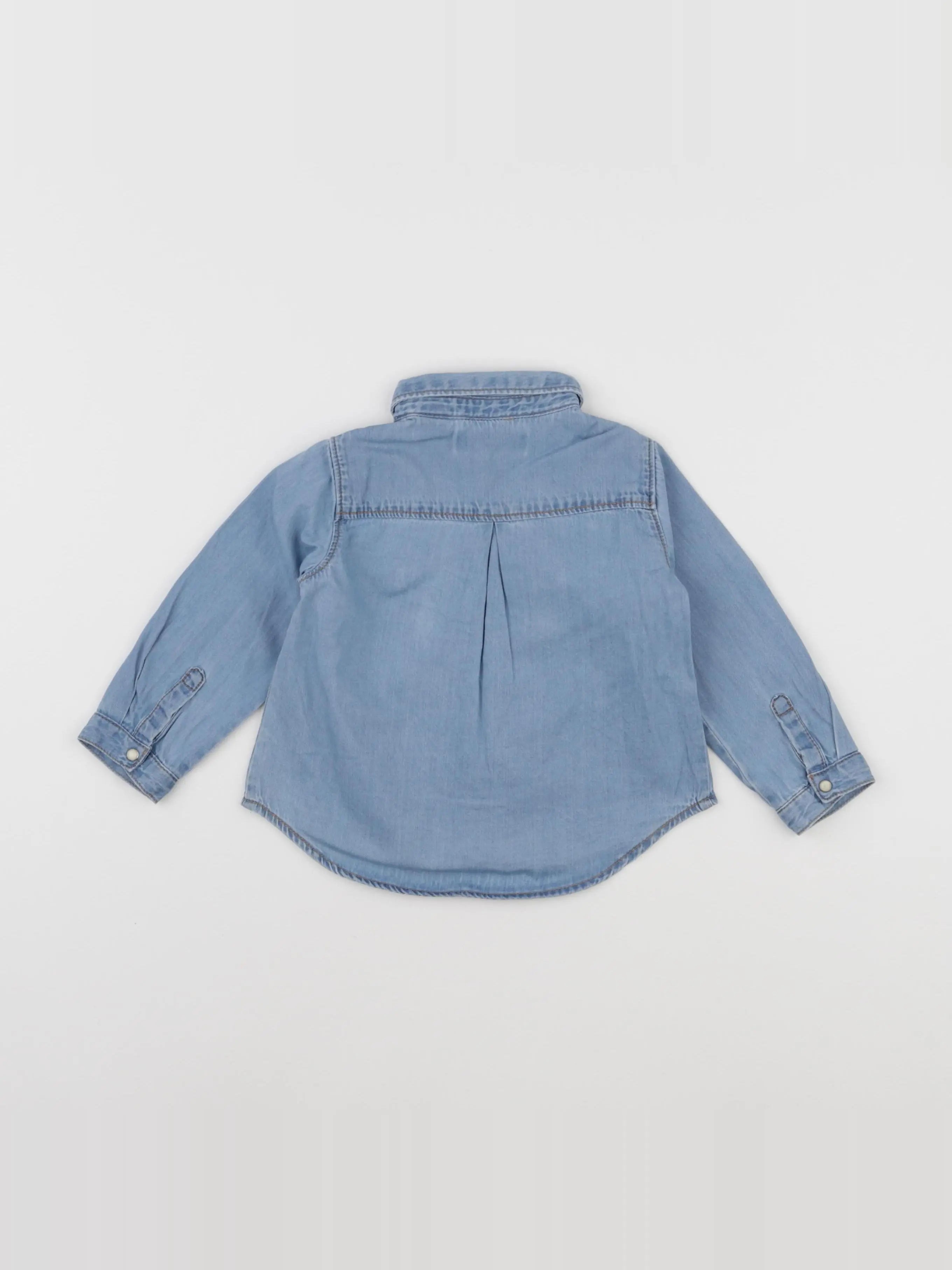 Zara - chemise bleu - 12/18 mois
