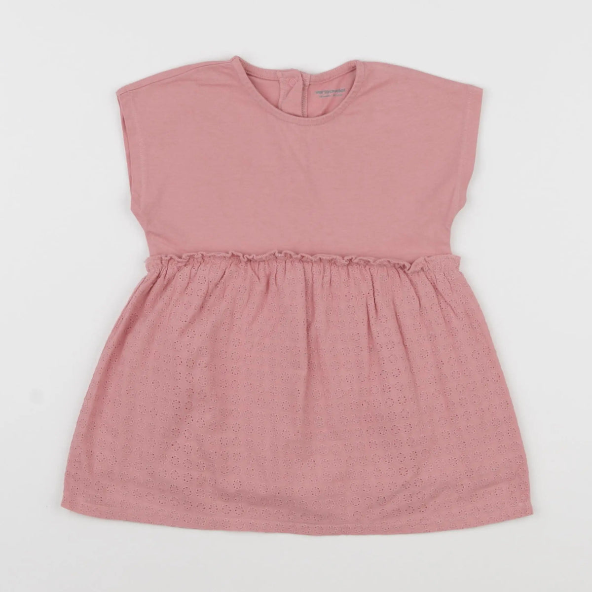 Vertbaudet - robe rose - 18 mois