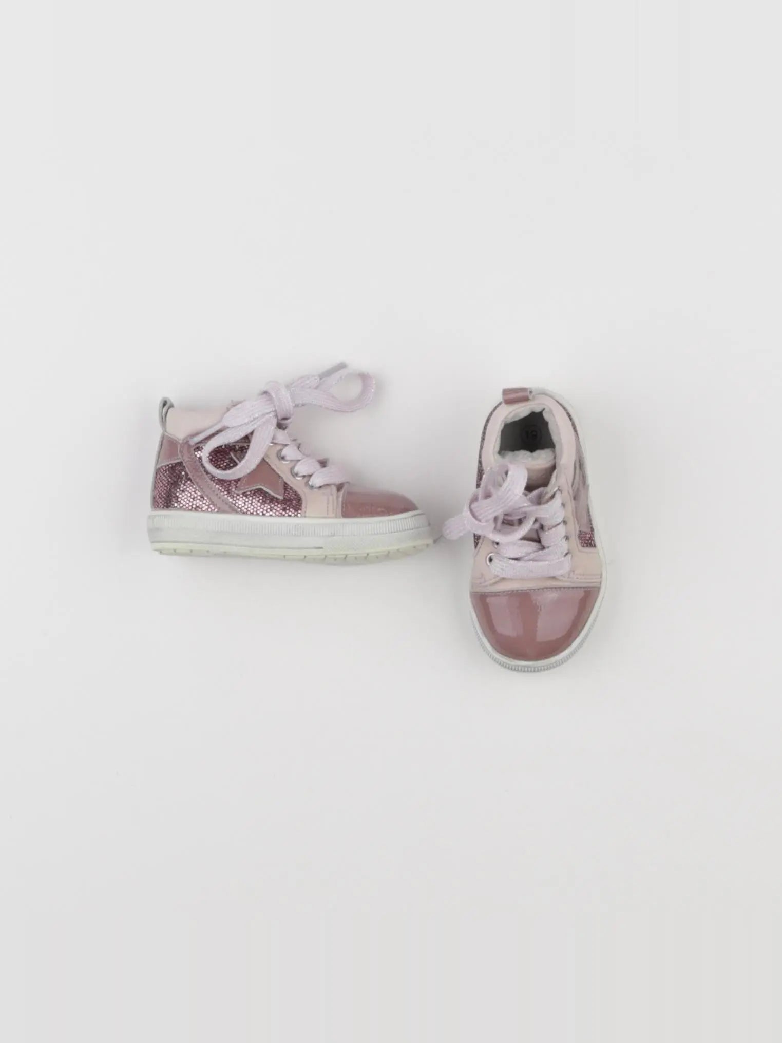 Vertbaudet - baskets rose - pointure 19