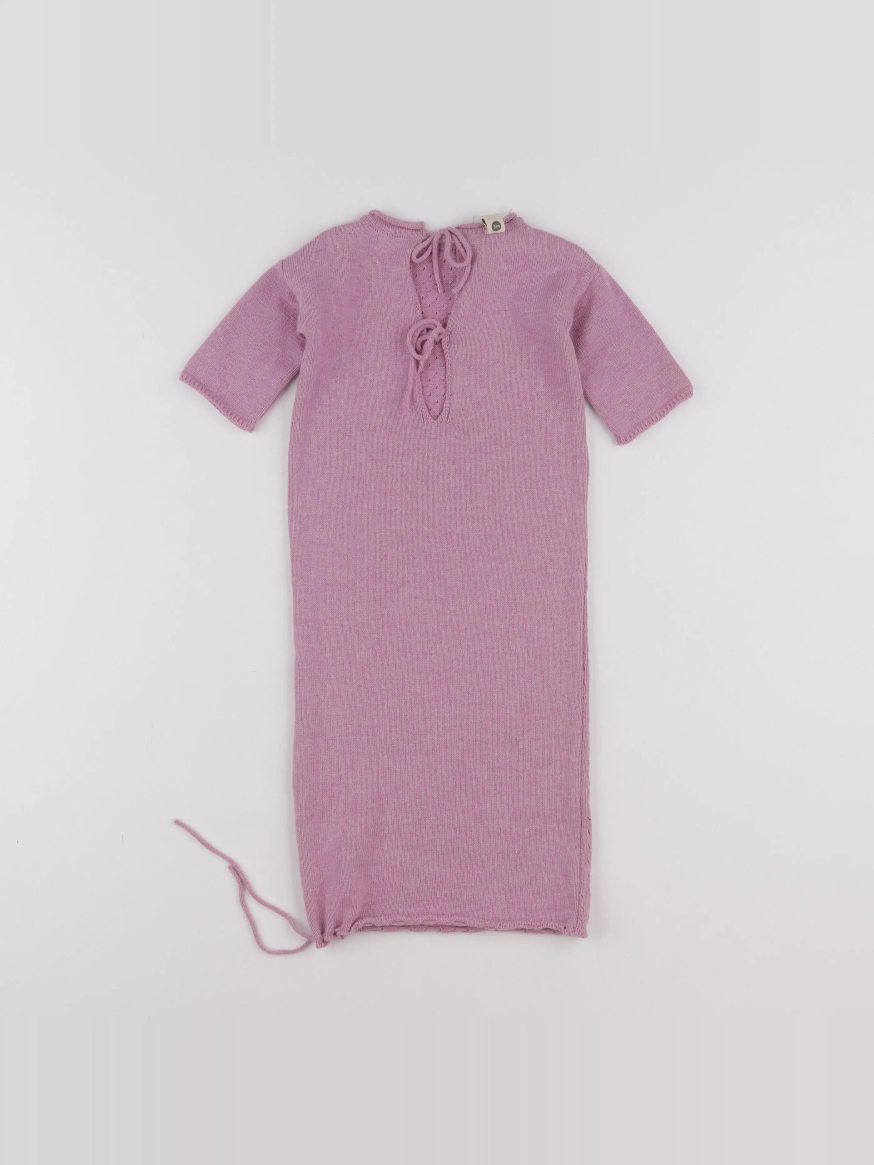 Bayiri  - couverture d'emmaillotage violet - 3 mois