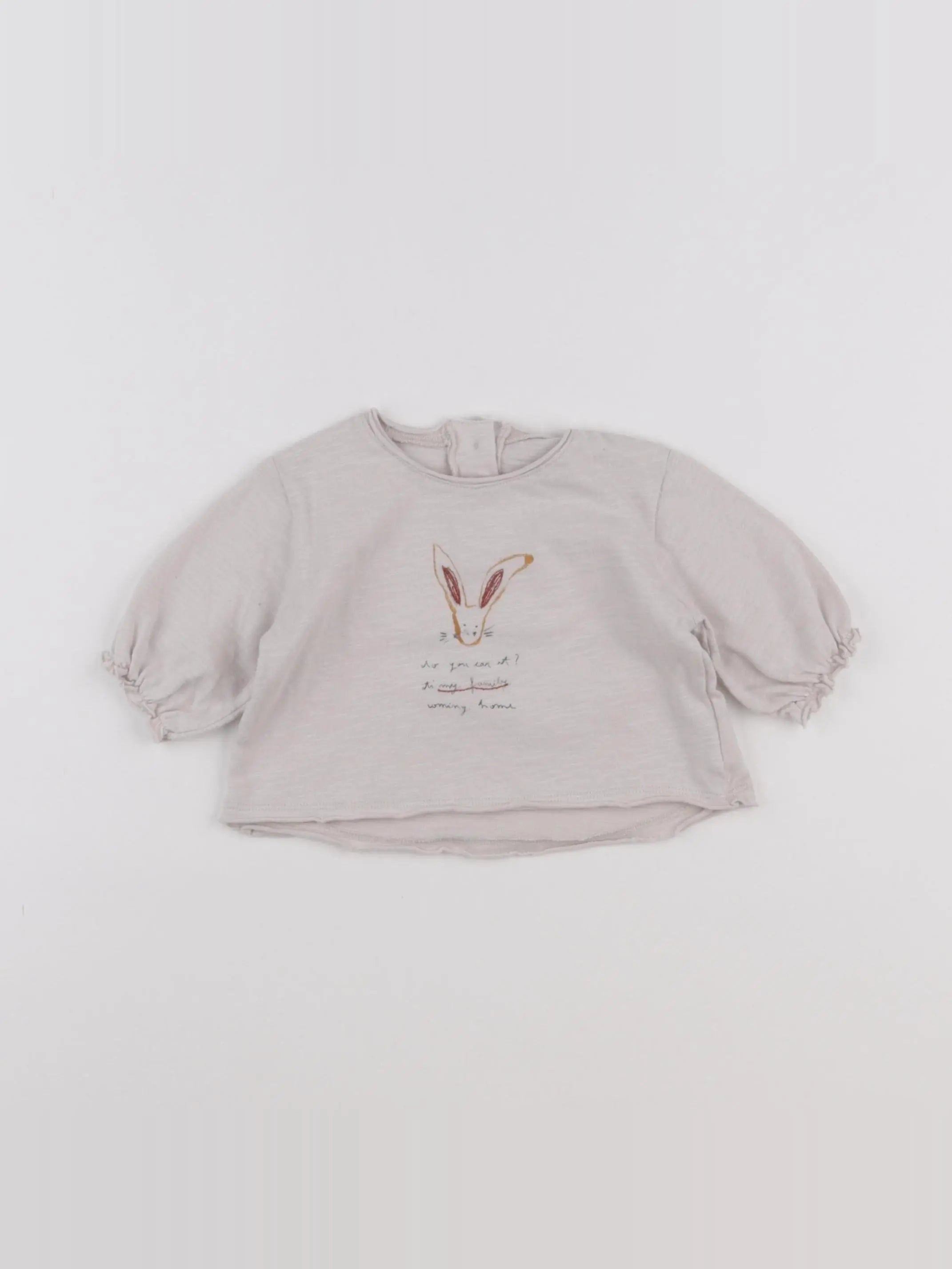 Play Up - tee-shirt beige - 3 mois