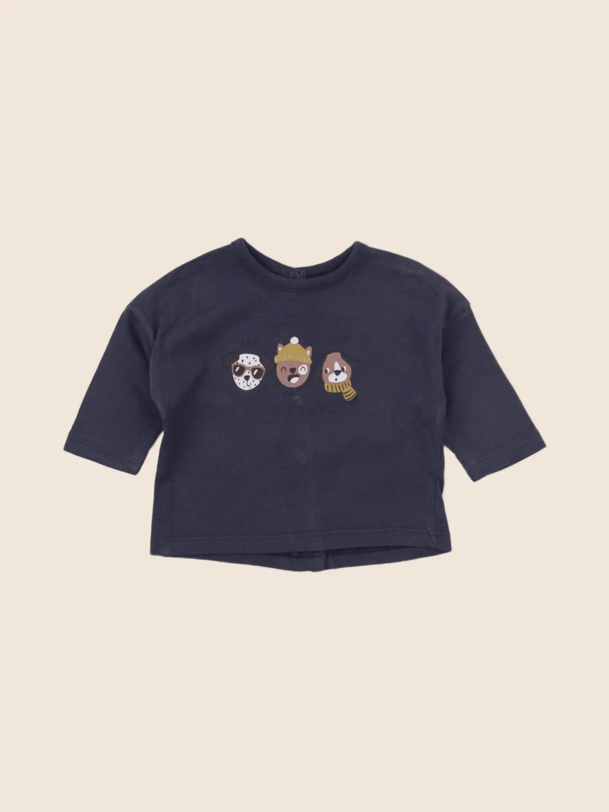 Vertbaudet - tee-shirt bleu - 3 mois