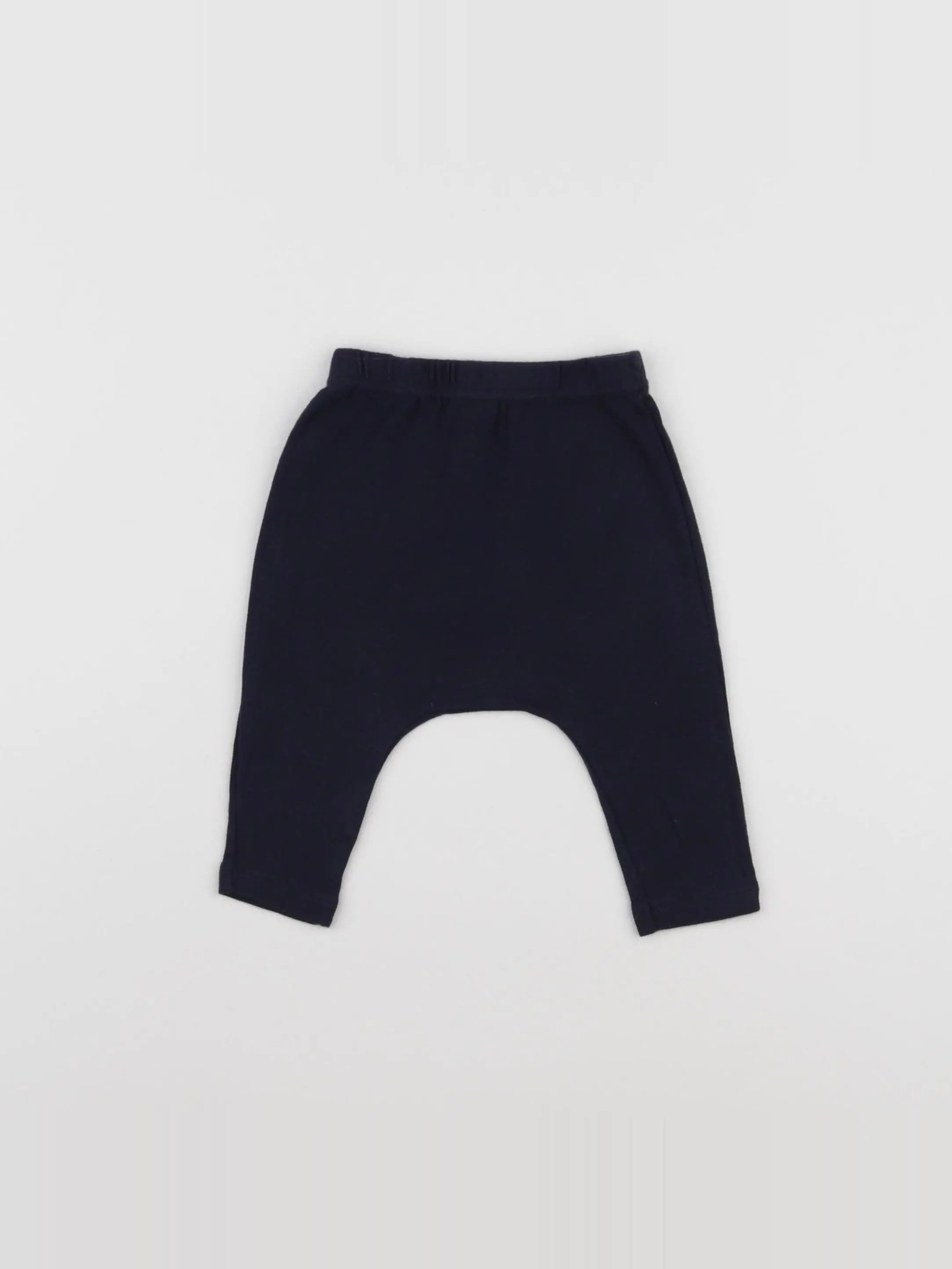 Petit Bateau - sarouel bleu - 6 mois