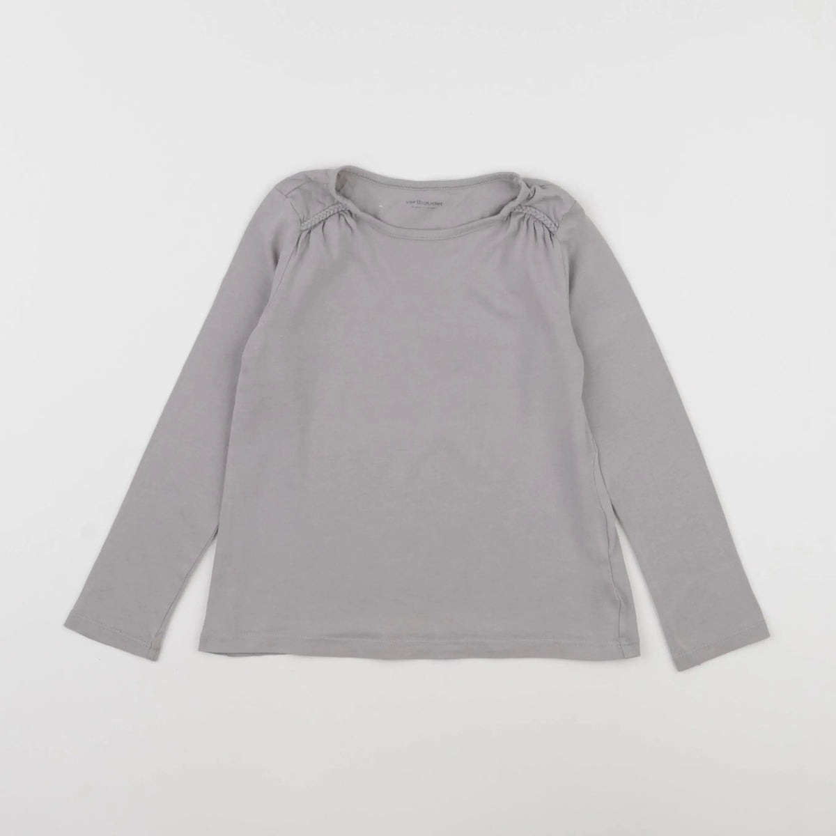 Vertbaudet - tee-shirt gris - 6 ans