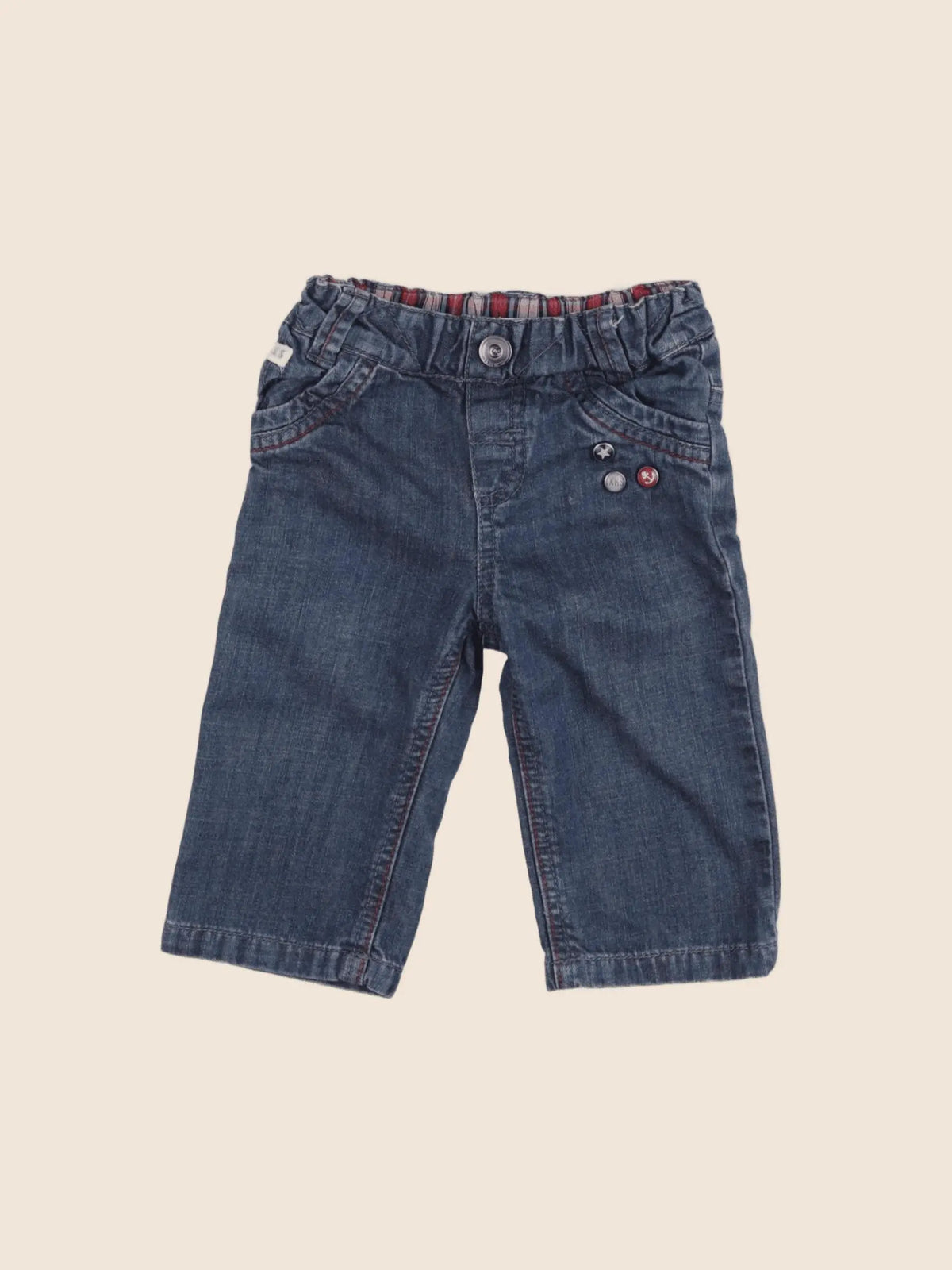 IKKS - jean bleu - 6 mois