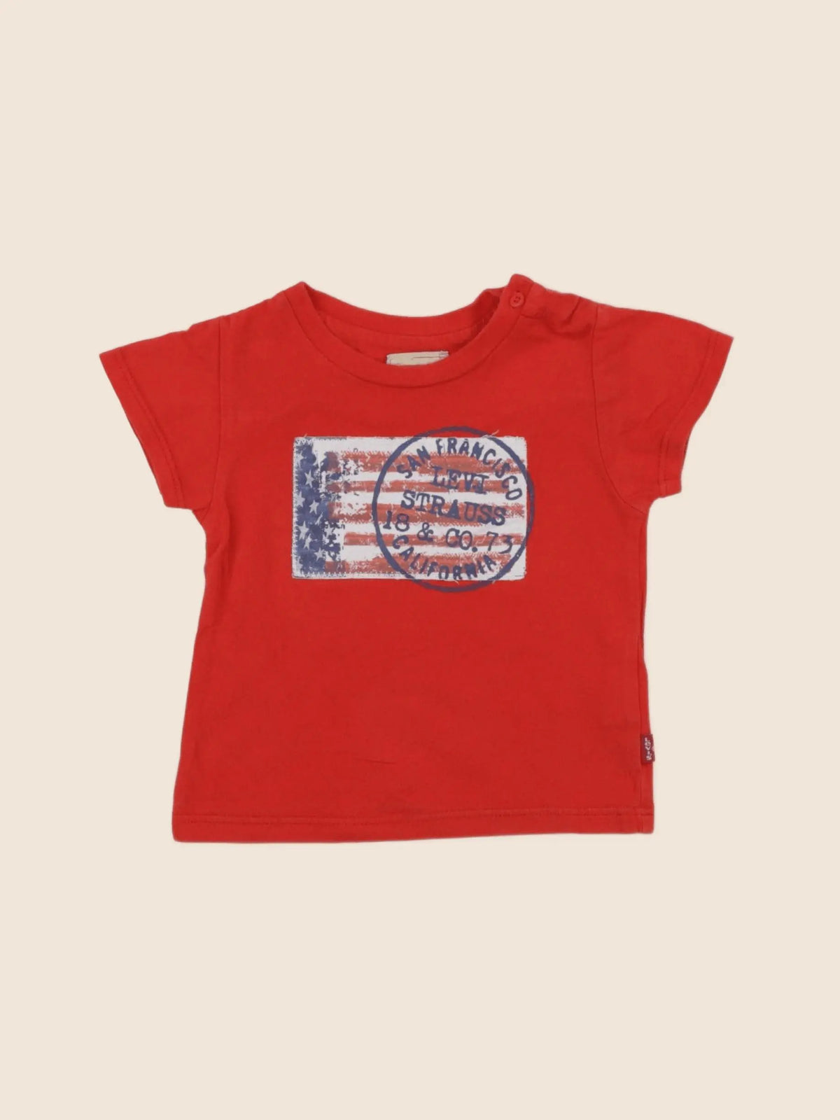 Levi's - tee-shirt rouge - 12 mois