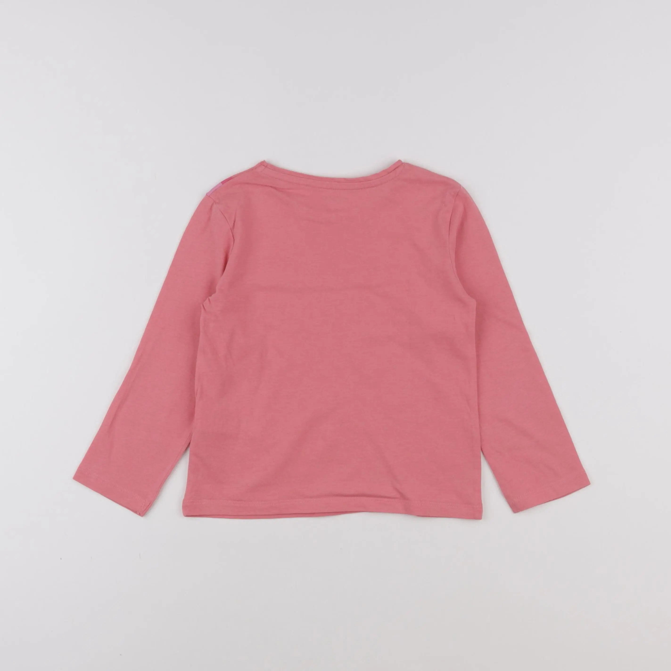 Vertbaudet - tee-shirt rose - 4 ans