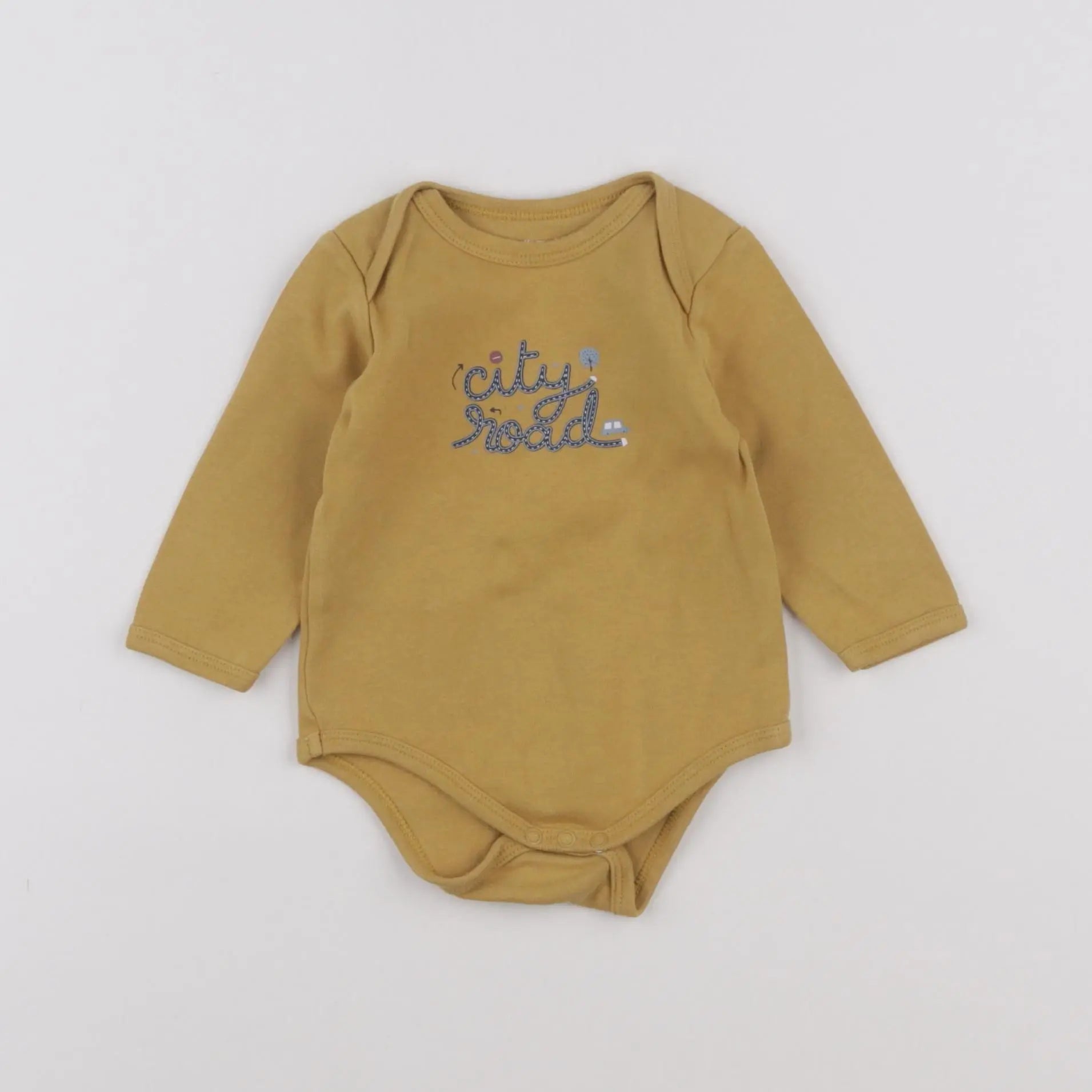 Vertbaudet - body jaune - 6 mois