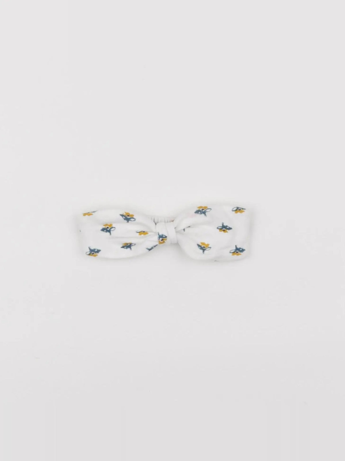 Petit Bateau - bandeau blanc - 6/9 mois