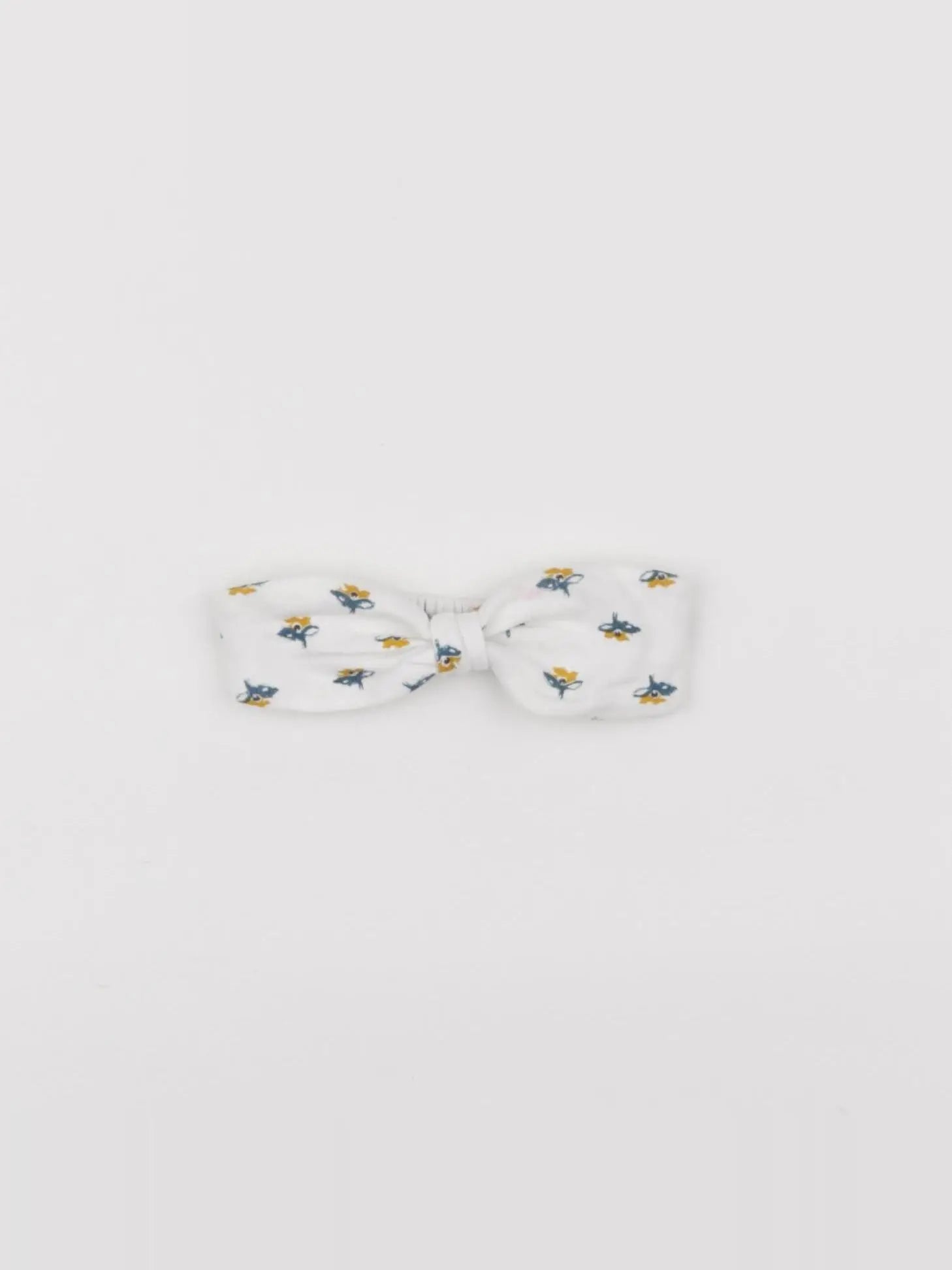 Petit Bateau - bandeau blanc - 6/9 mois