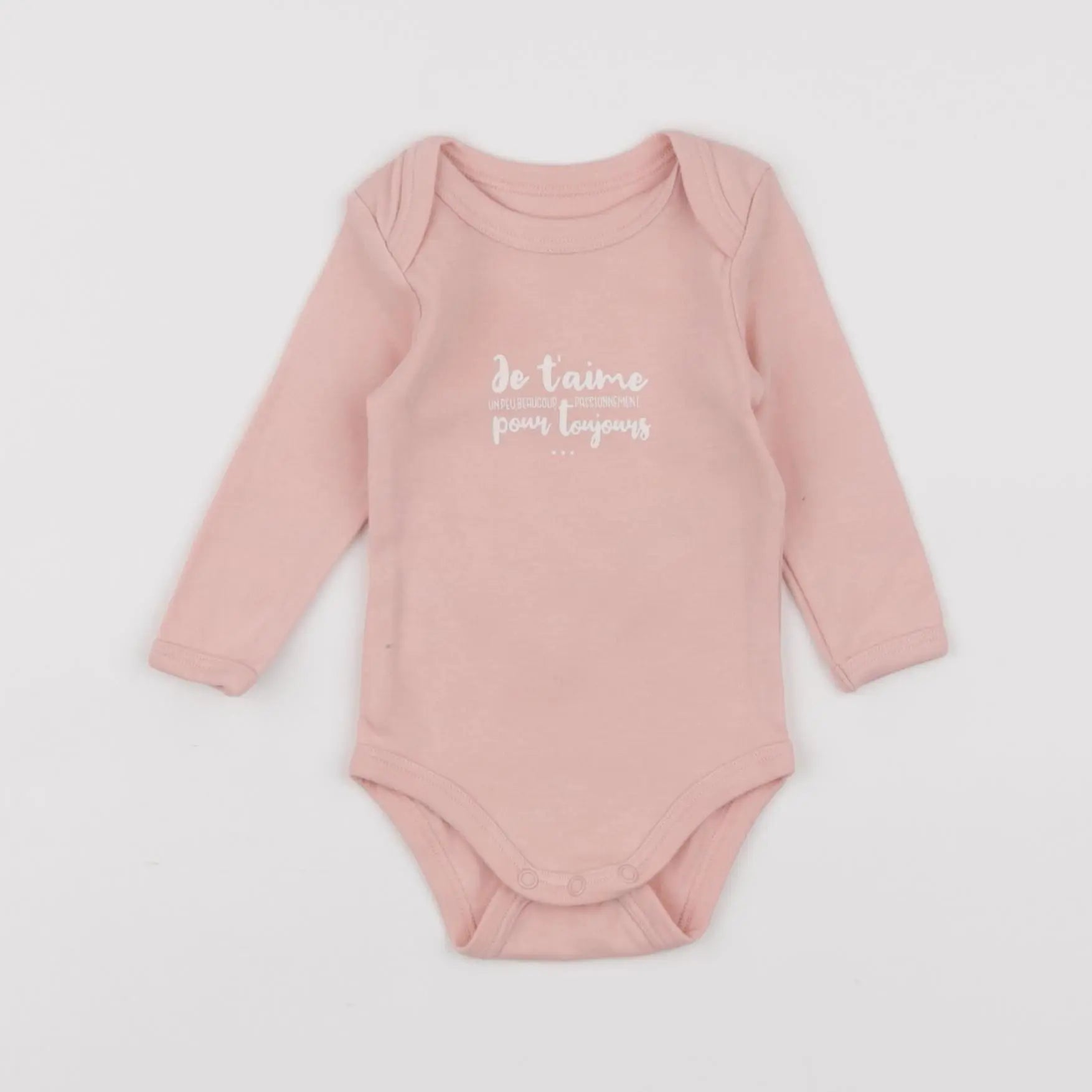 Vertbaudet - body rose - 3 mois