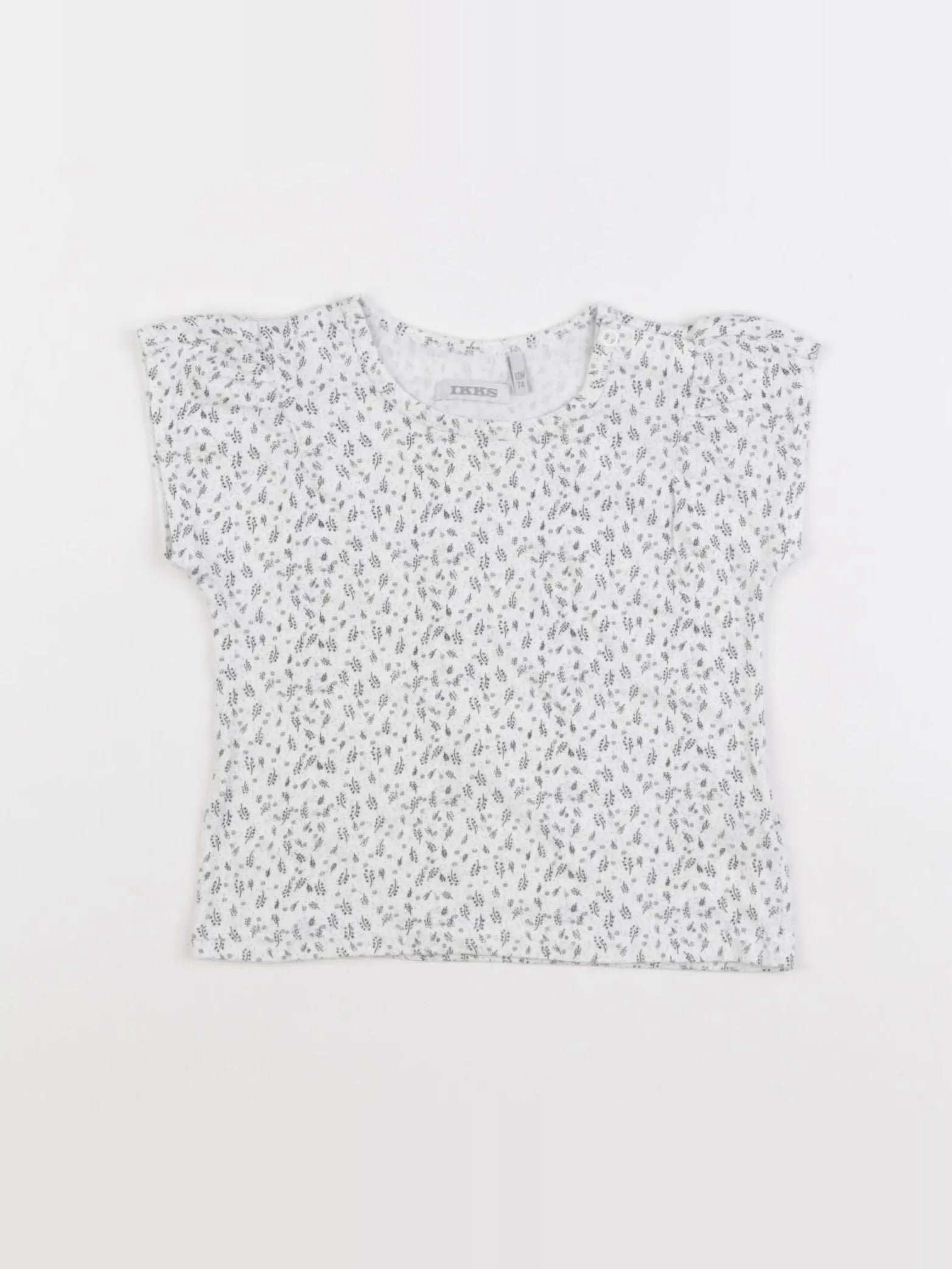 IKKS - tee-shirt blanc - 12 mois