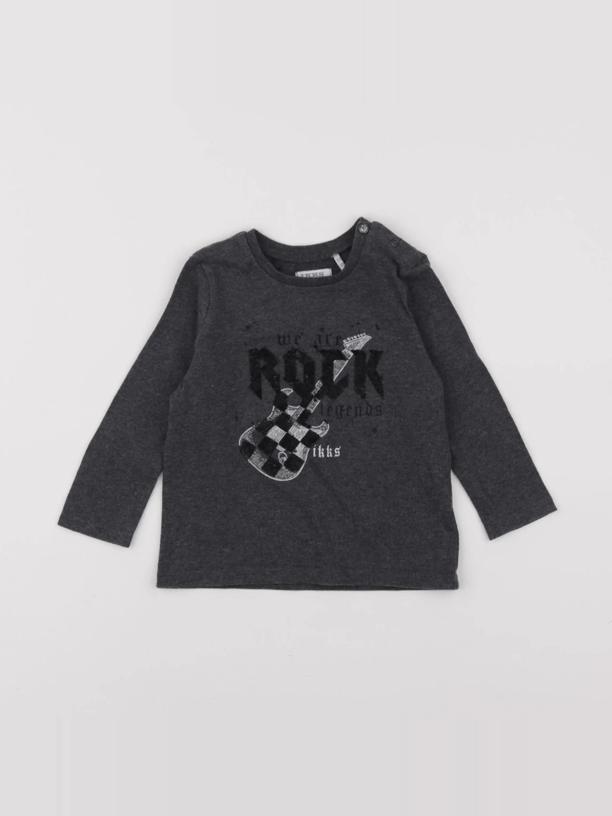 IKKS - tee-shirt gris - 18 mois