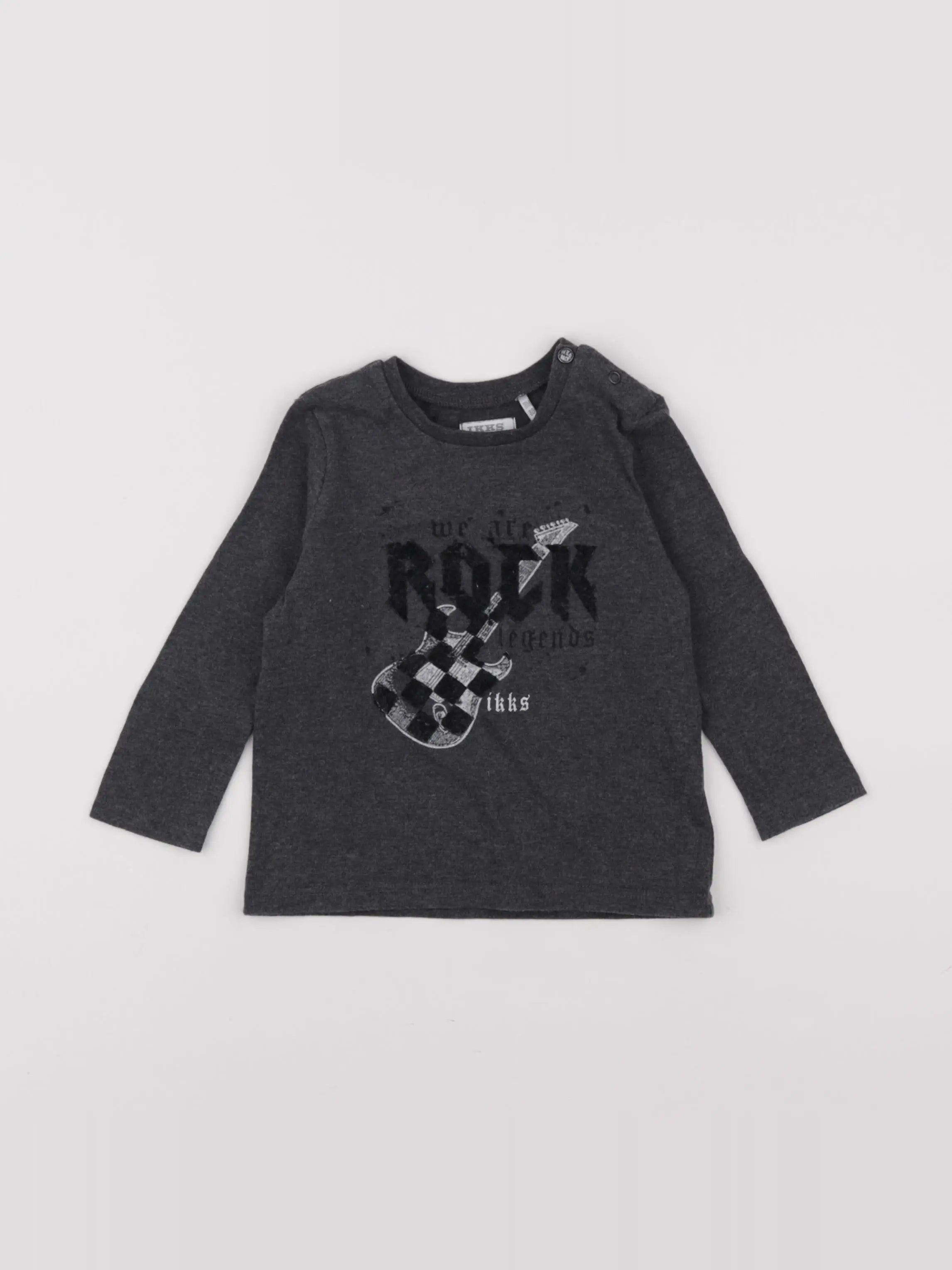 IKKS - tee-shirt gris - 18 mois