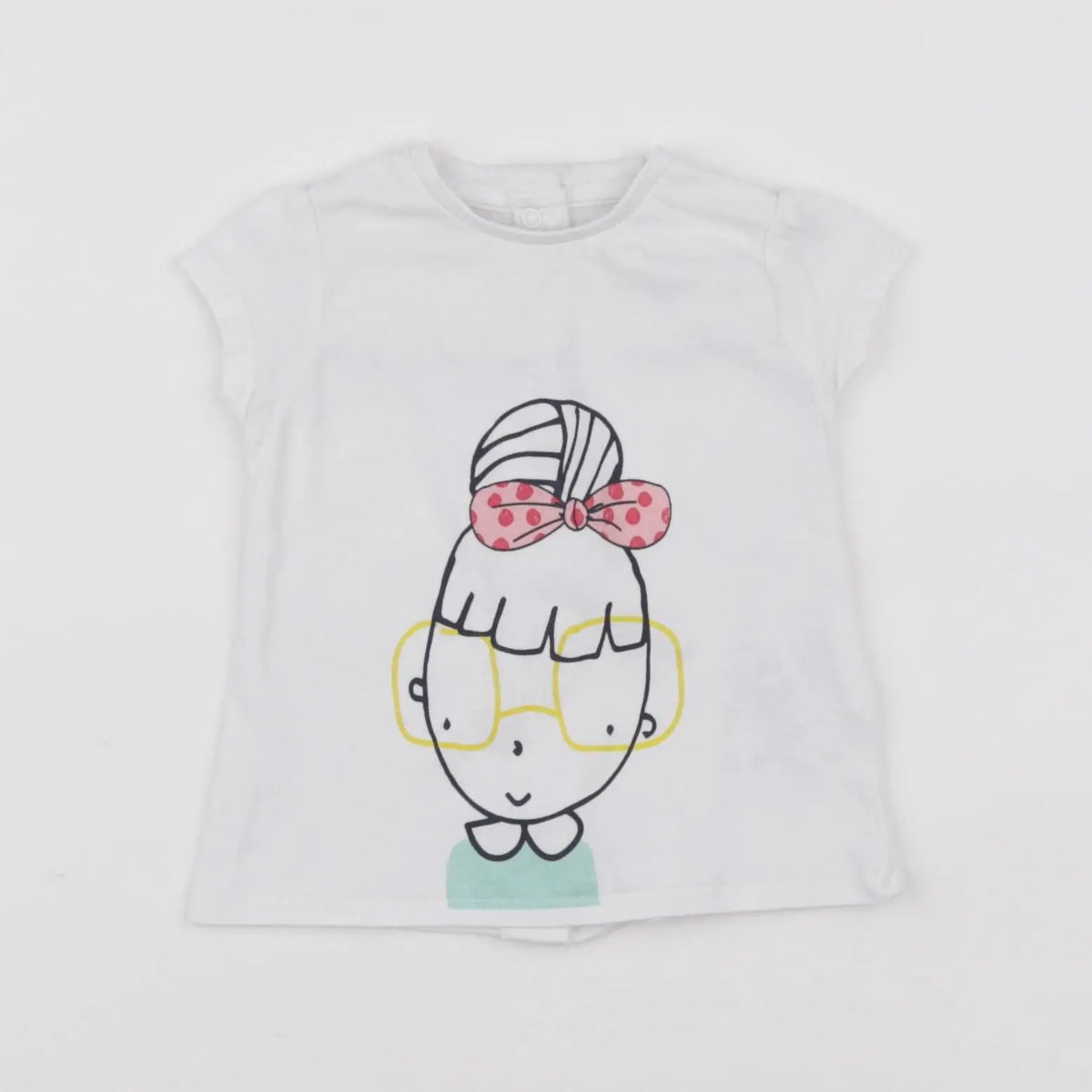 Vertbaudet - tee-shirt blanc - 3 mois