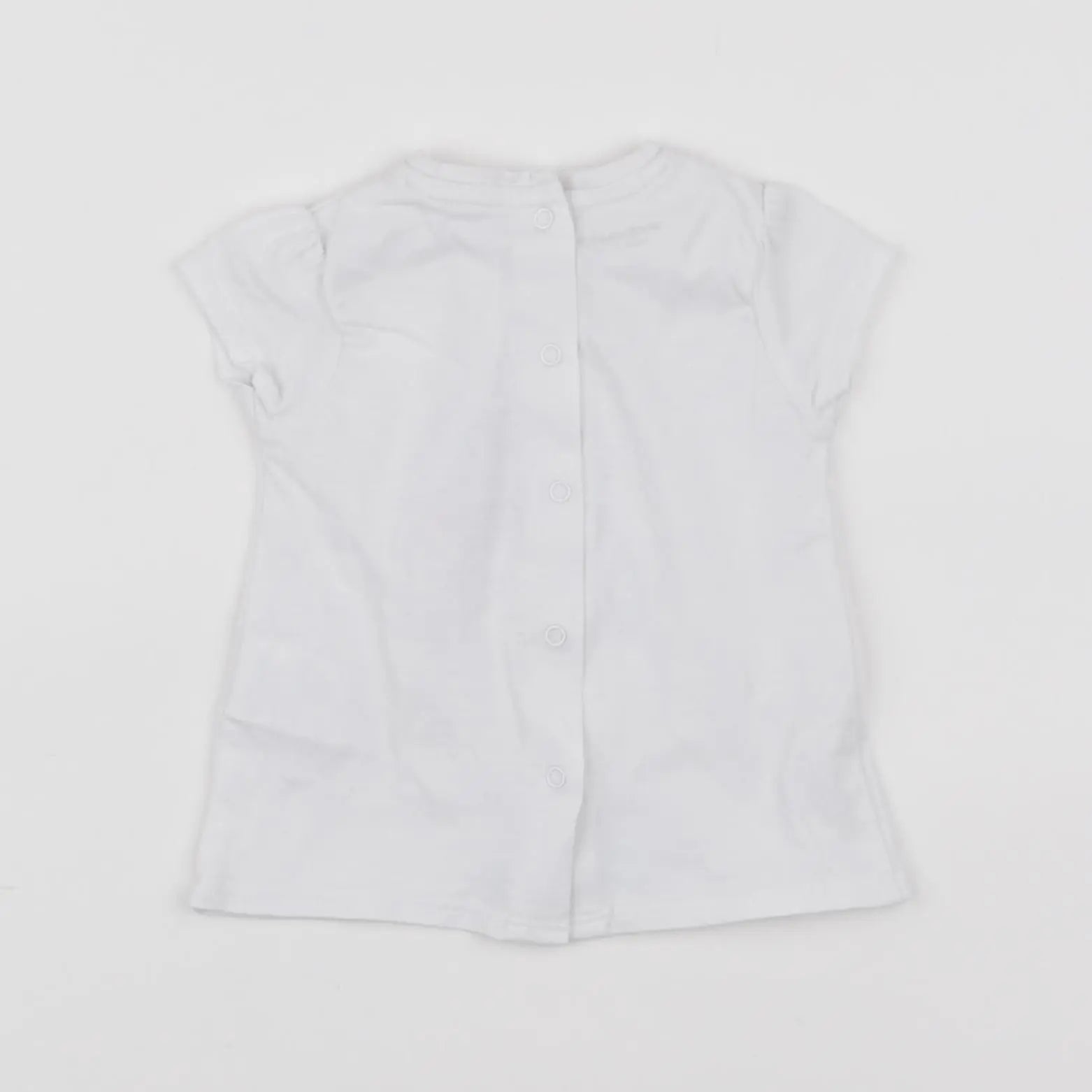 Vertbaudet - tee-shirt blanc - 3 mois