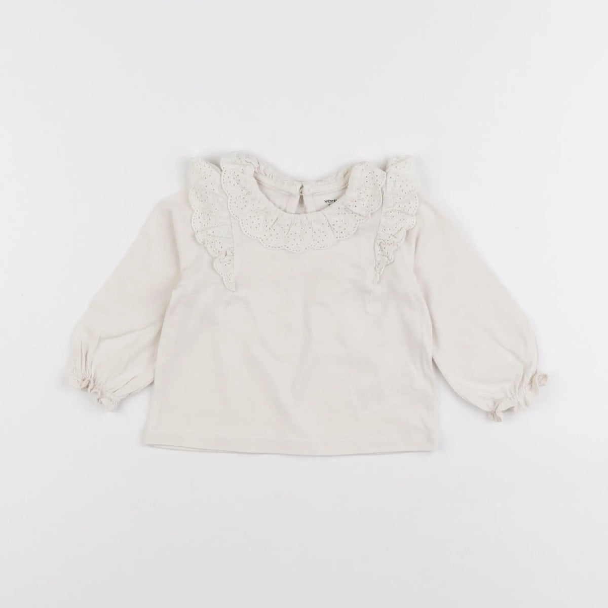 Vertbaudet - blouse blanc - 6 mois