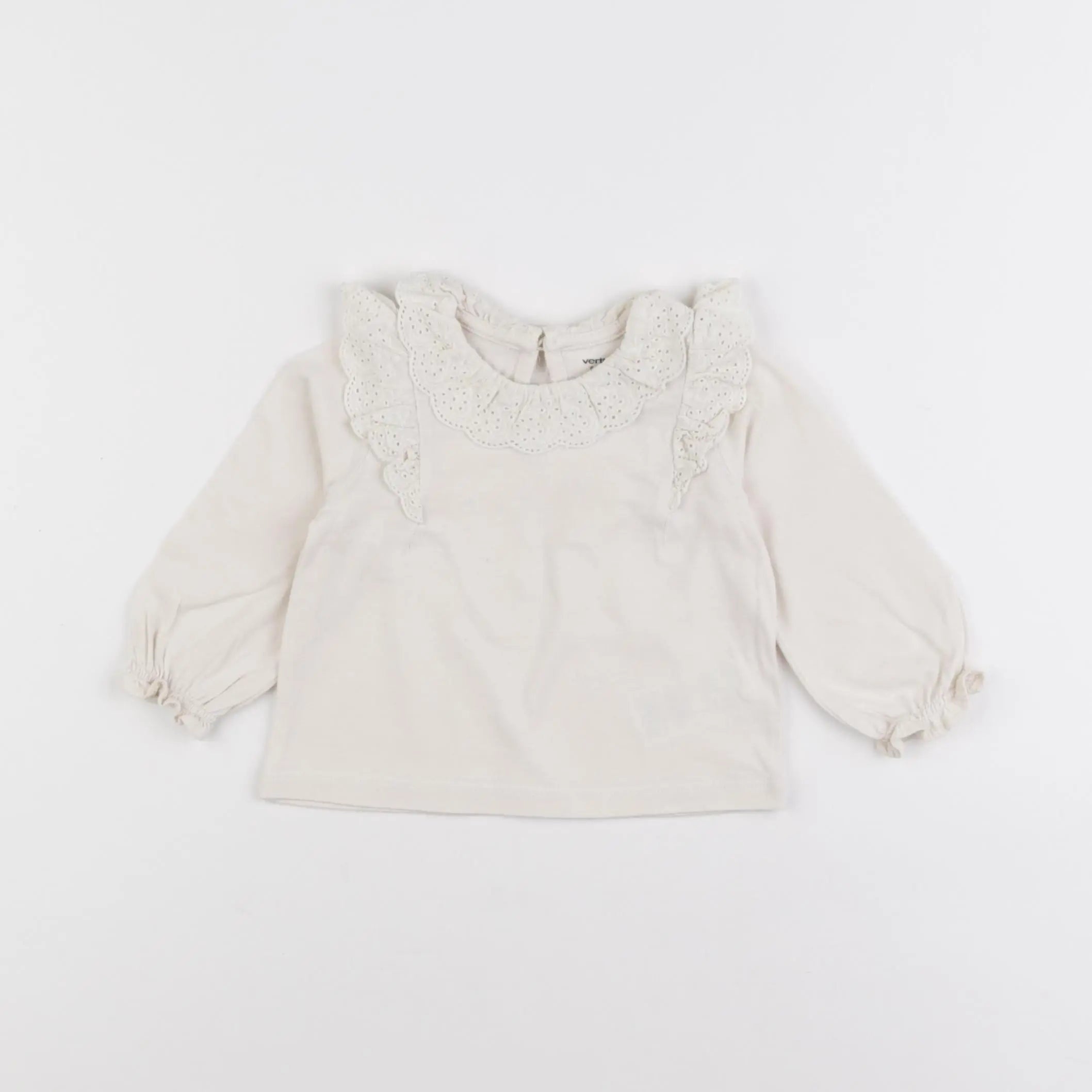Vertbaudet - blouse blanc - 6 mois