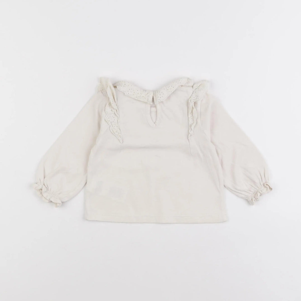 Vertbaudet - blouse blanc - 6 mois