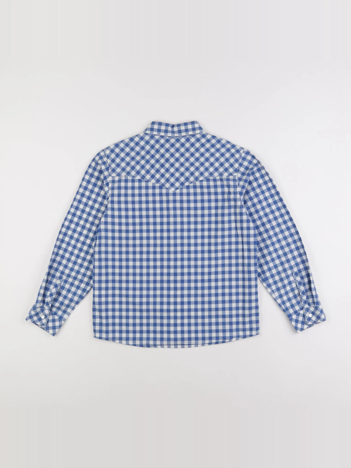 Petit Bateau - chemise bleu - 10 ans