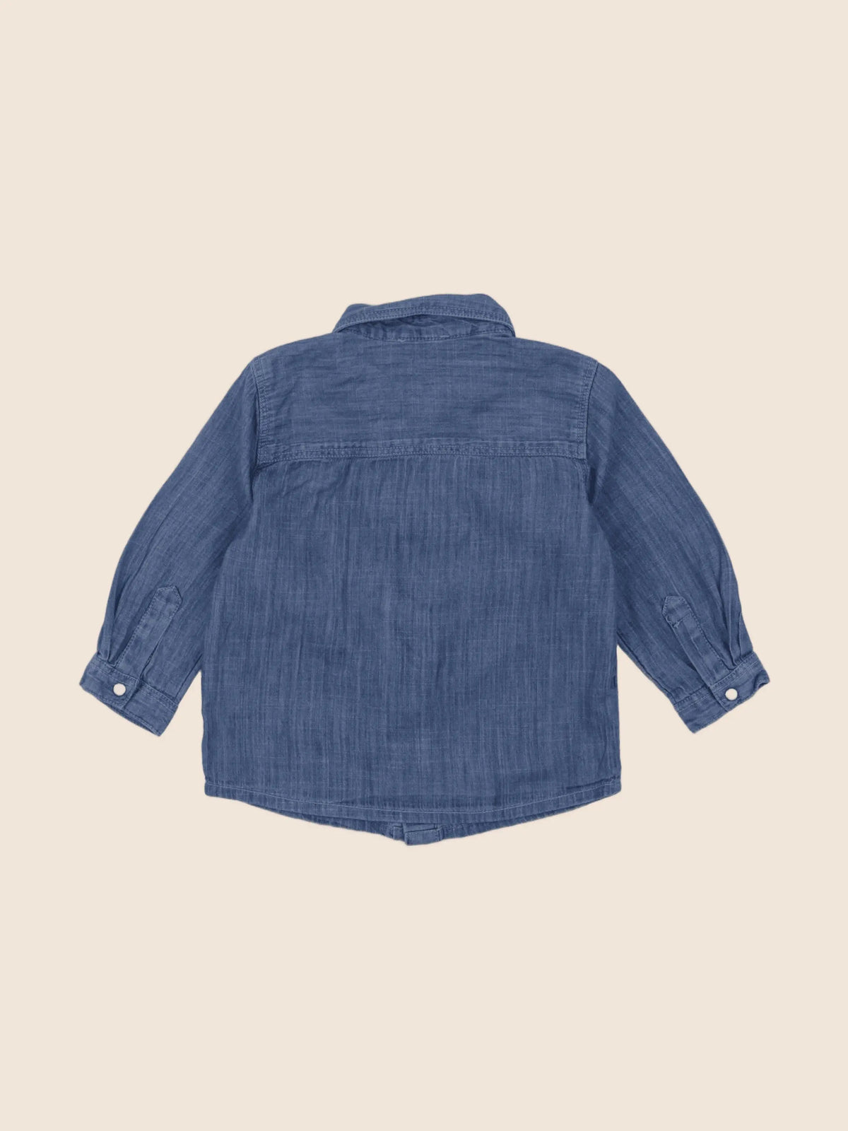 Boutchou - chemise bleu - 18 mois