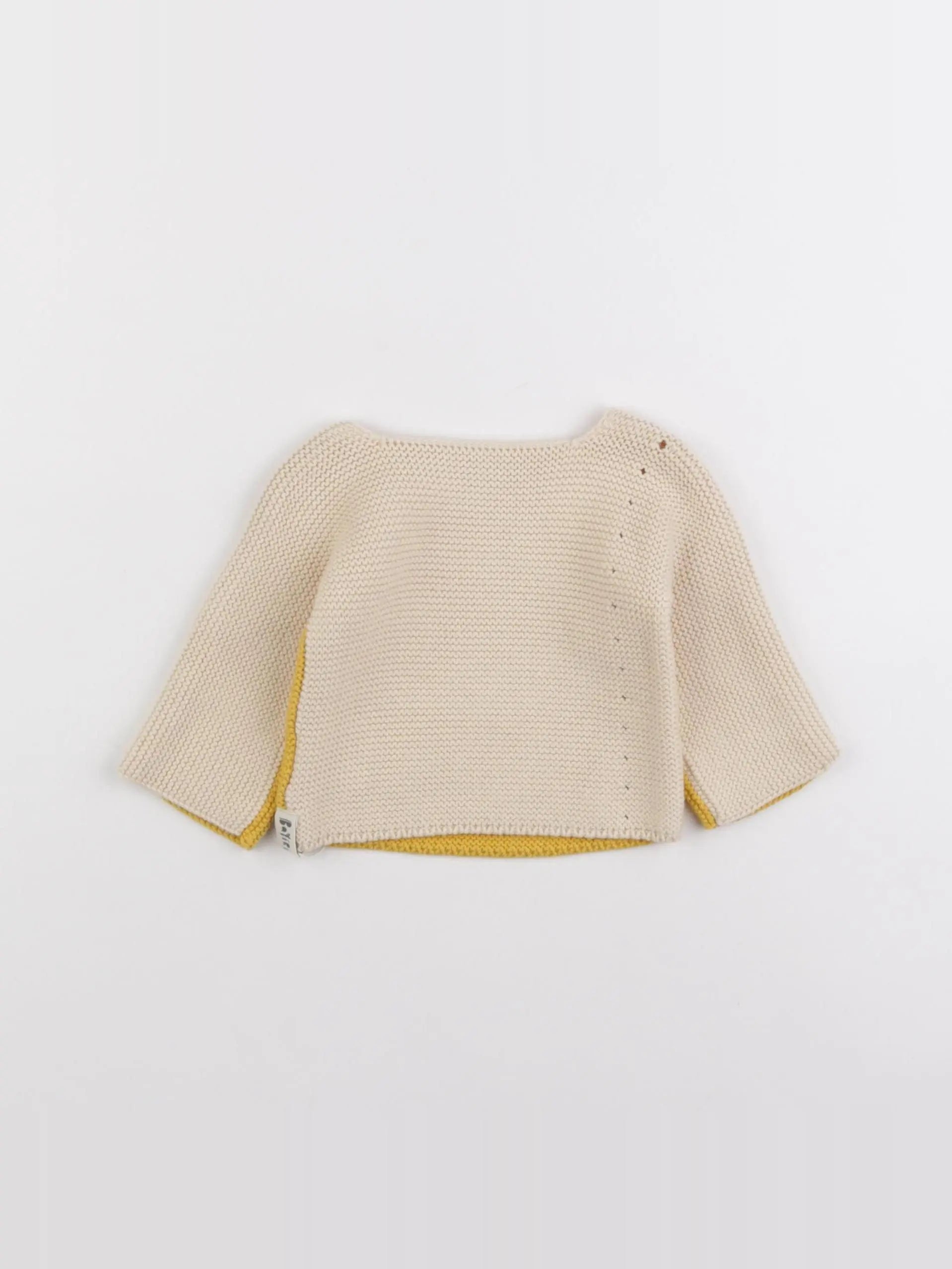 Bayiri  - pull jaune - 3 mois