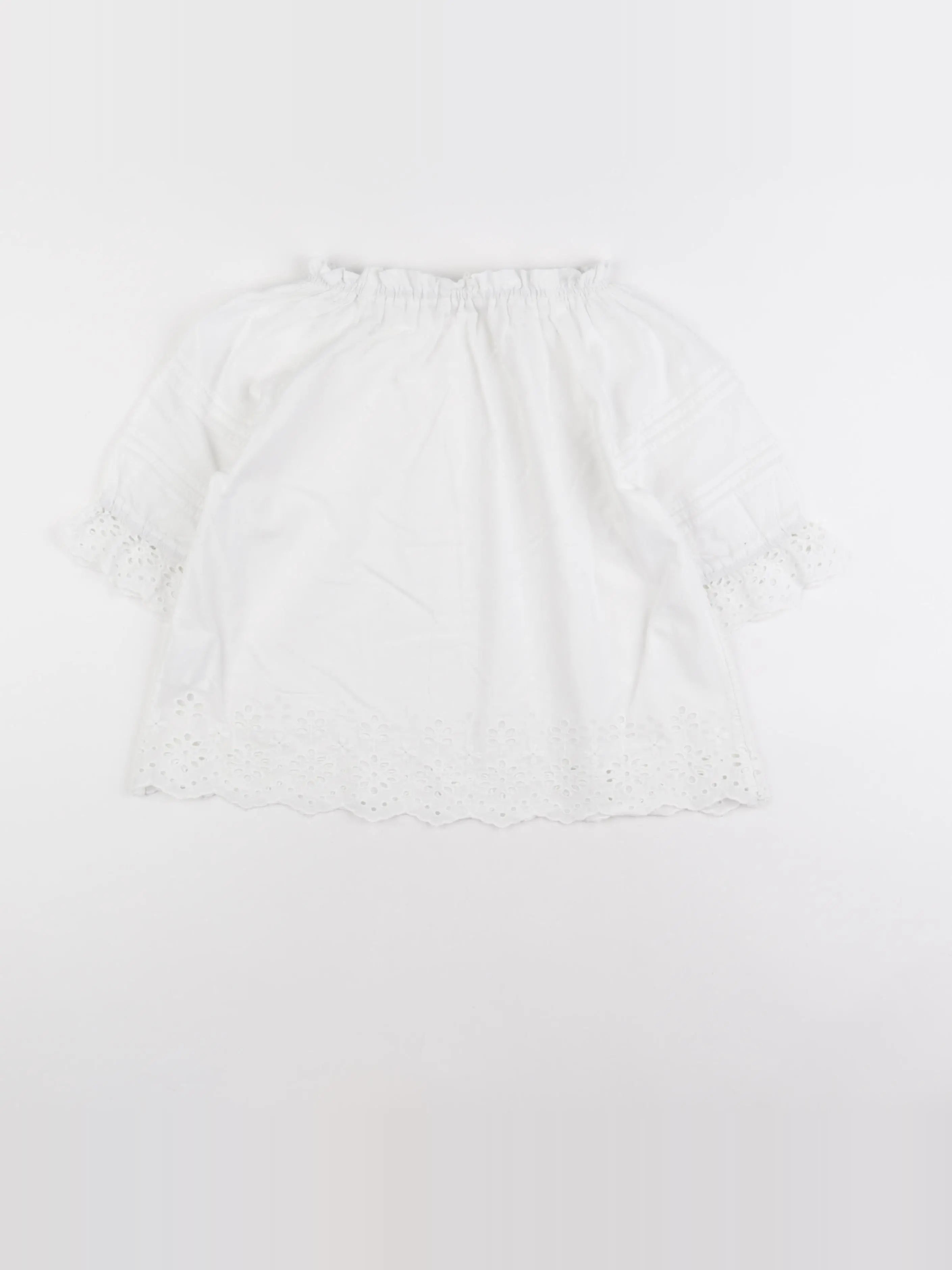 Monoprix - blouse blanc - 8 ans