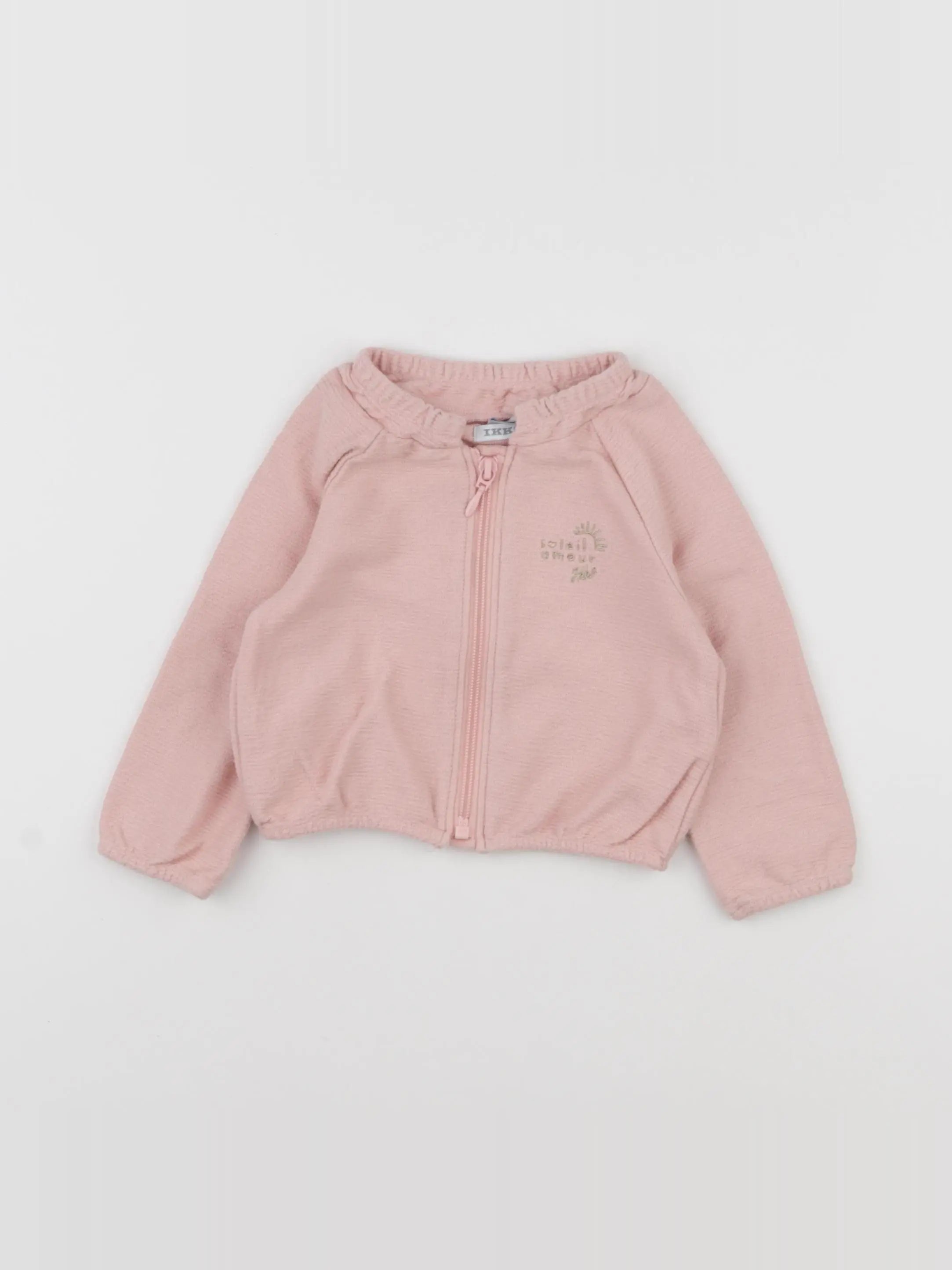 IKKS - sweat rose - 12 mois