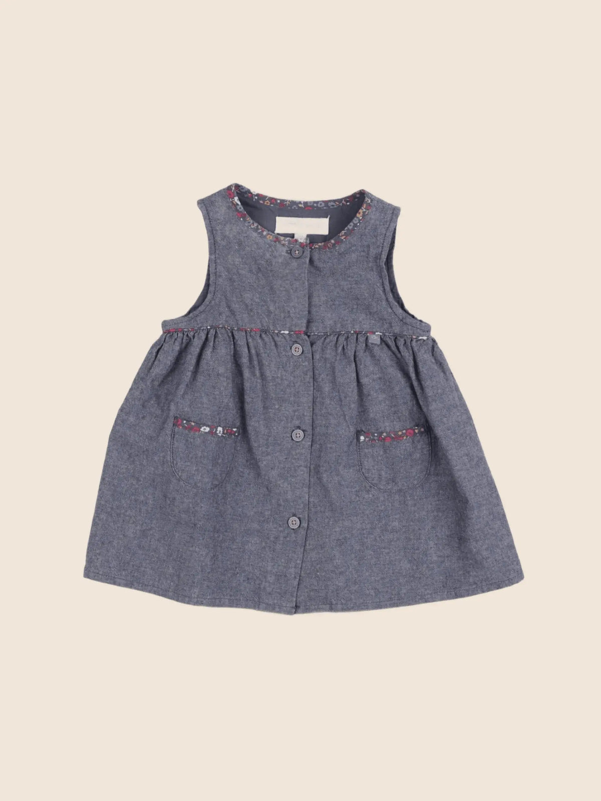 Cadet Rousselle - robe bleu - 3 mois