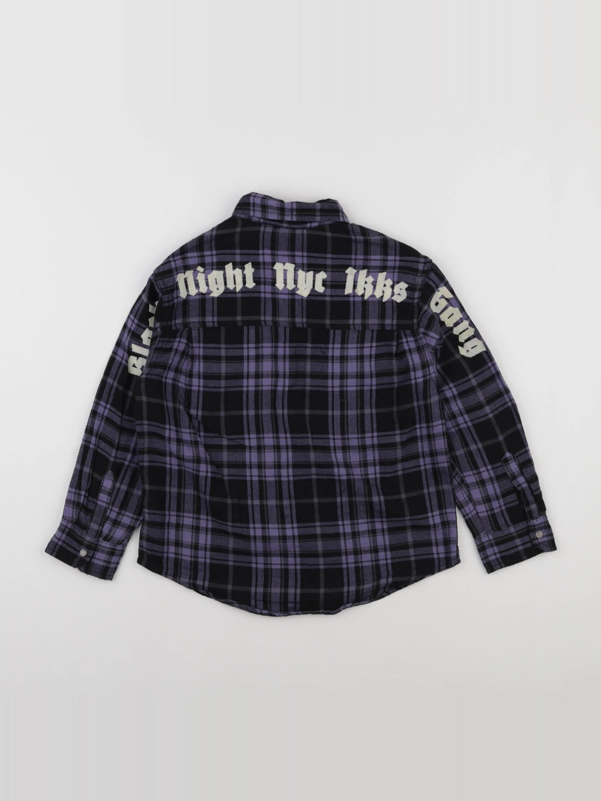 IKKS - chemise noir, violet - 6 ans
