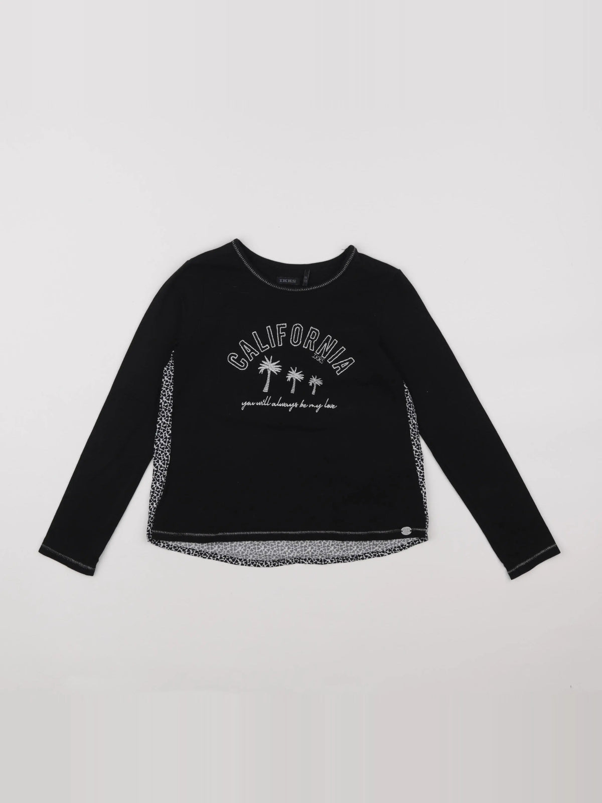 IKKS - tee-shirt noir - 8 ans